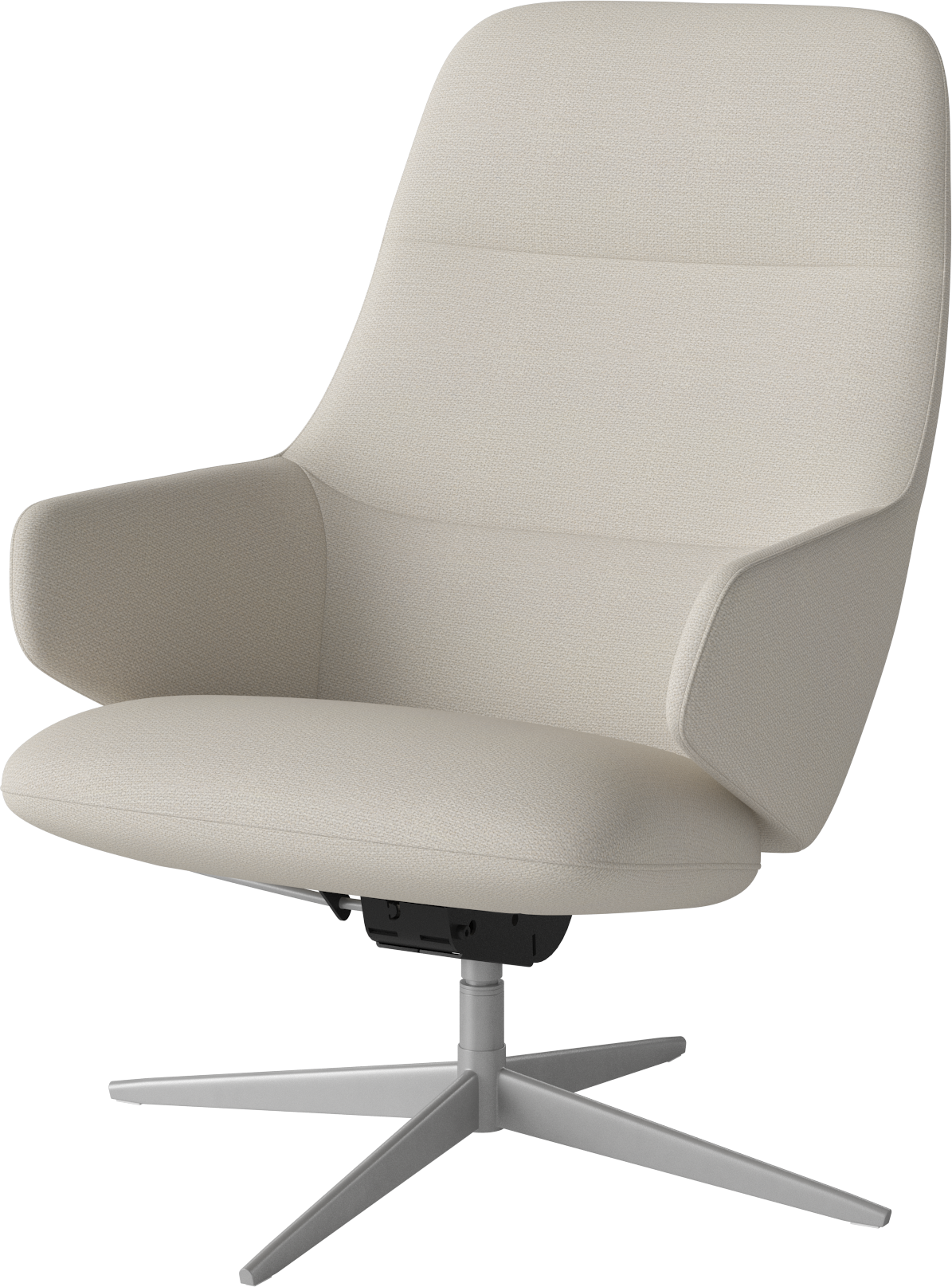 Čalúnené kreslo CLARA so železnou základňou