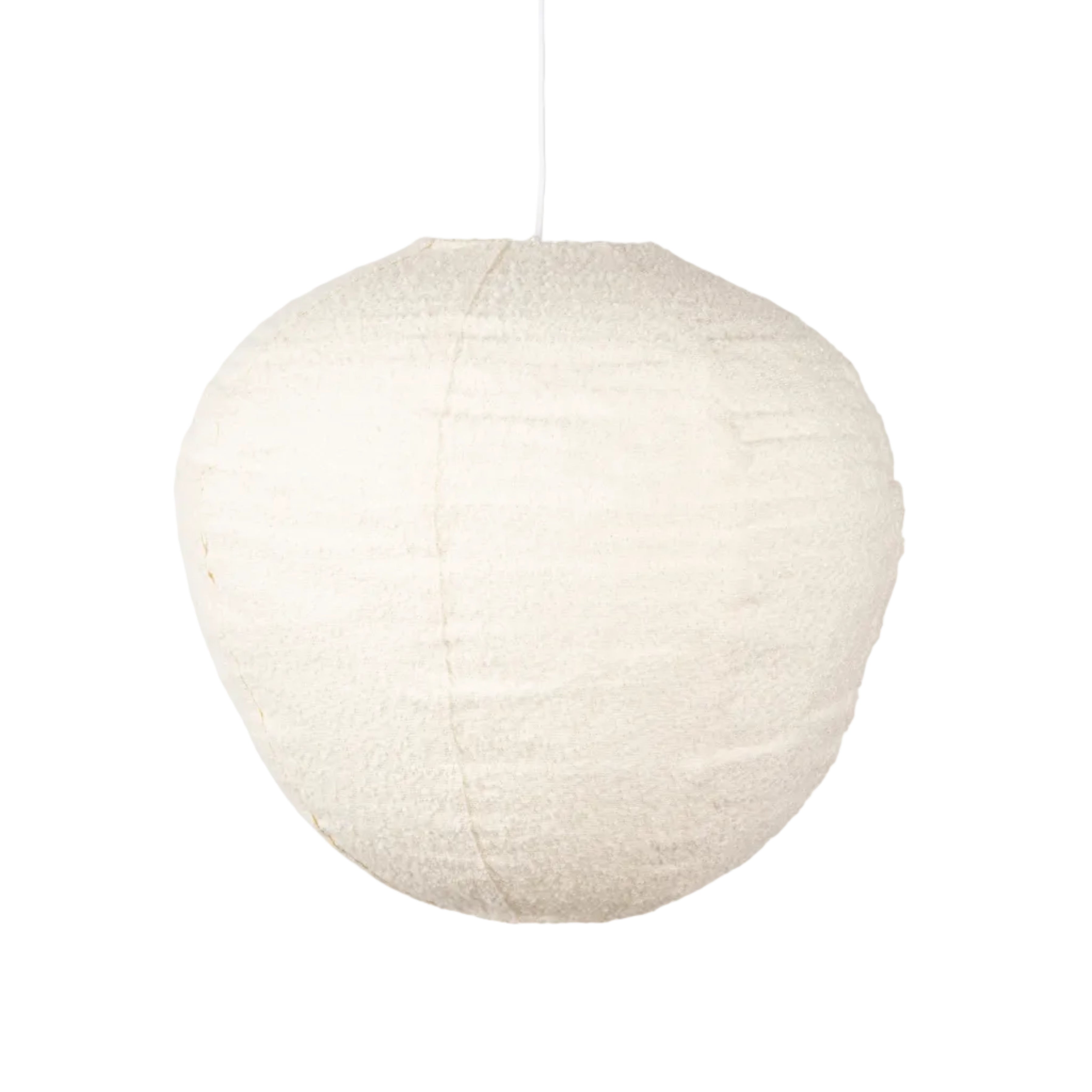 Lampa visiacá COCOON krémový bouclé