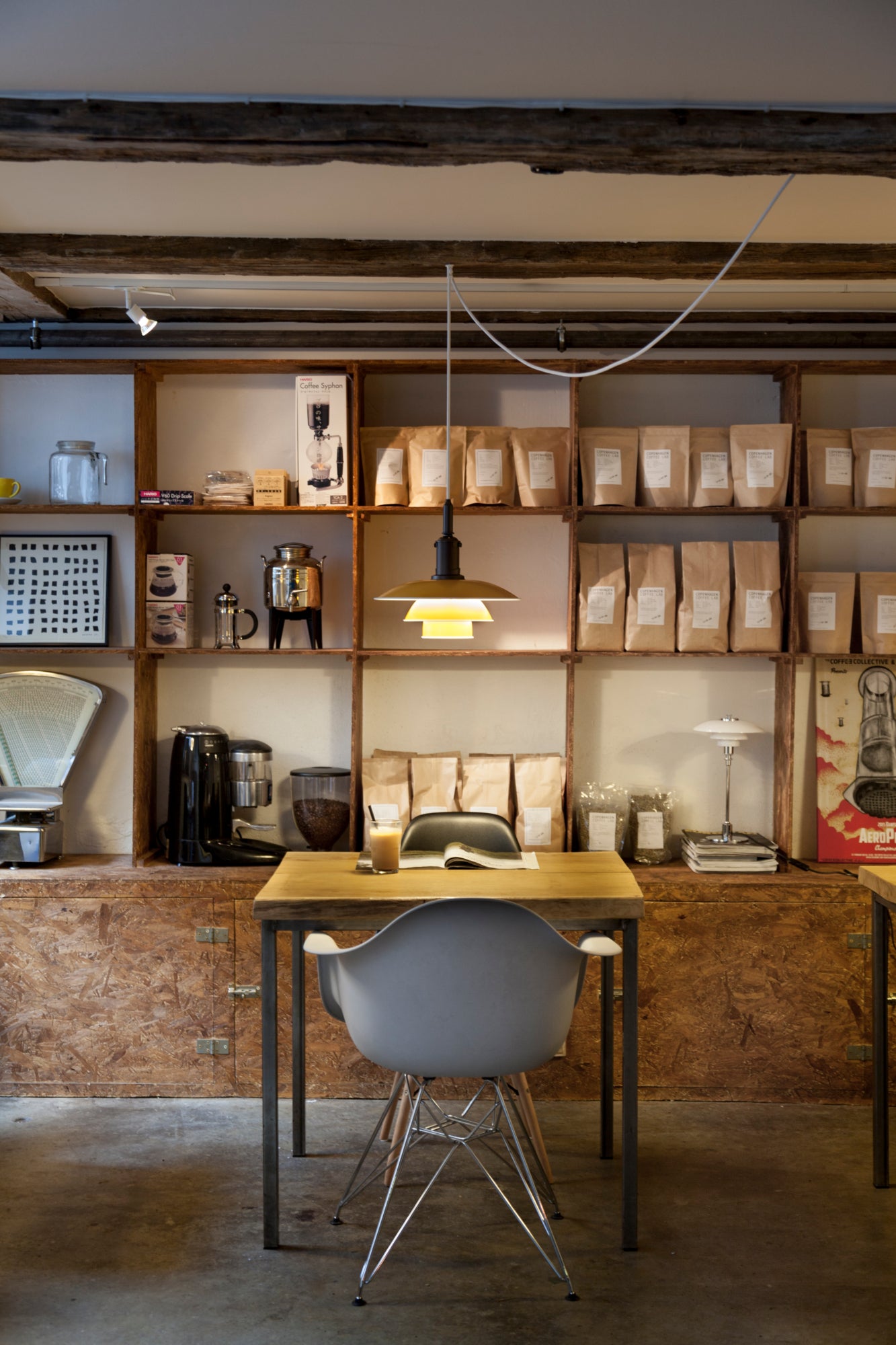 PH 3½-3 METAL yellow pendant lamp