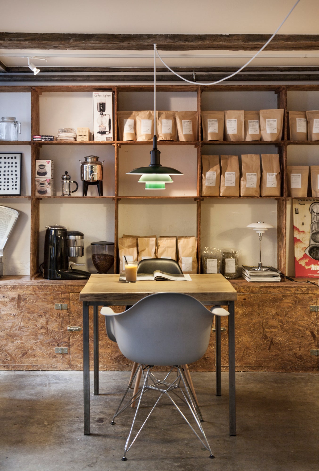 PH 3½-3 METAL green pendant lamp