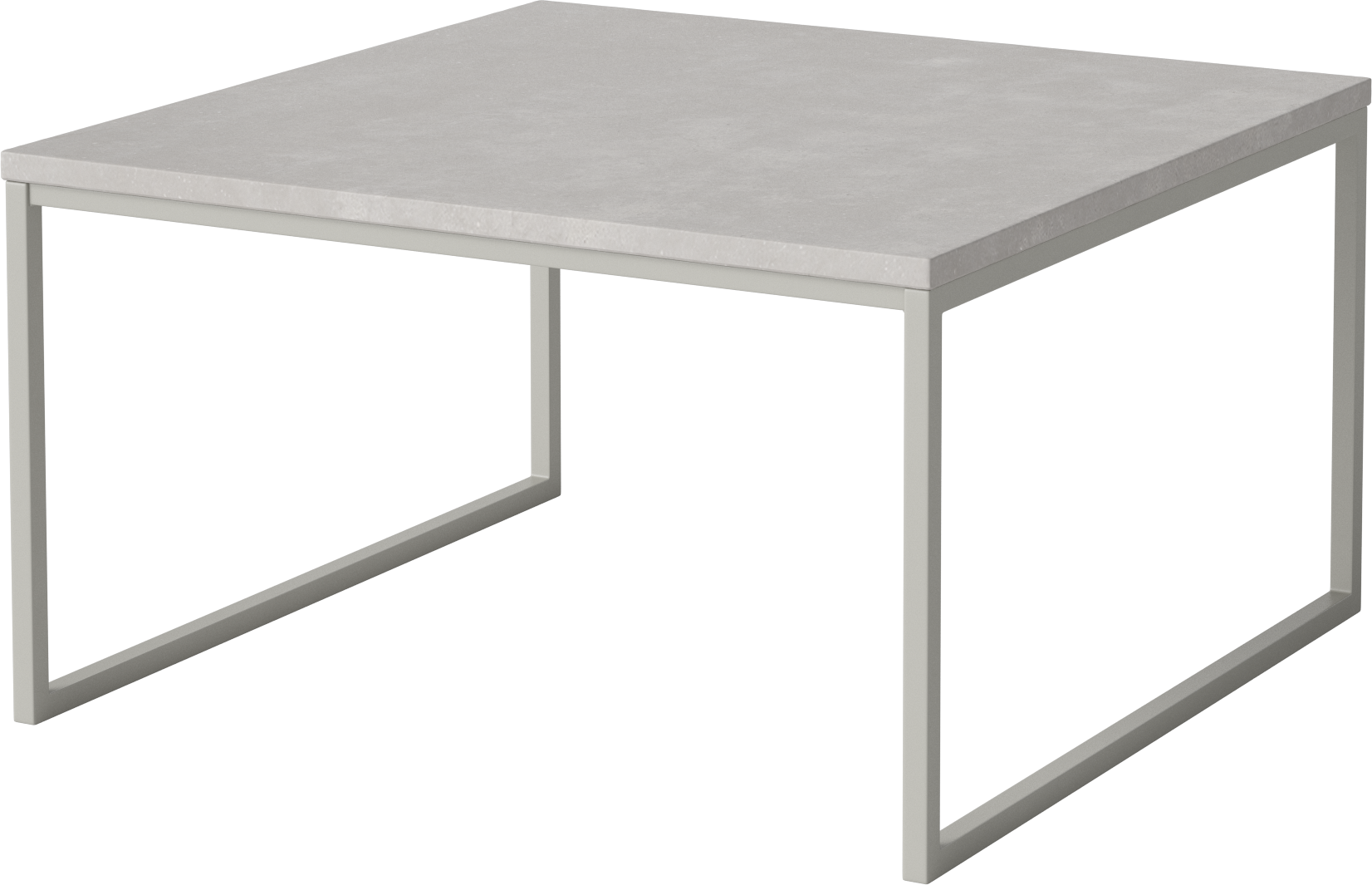 Záhradný konferenčný stolík COMO šedý betón so šedým podstavcom