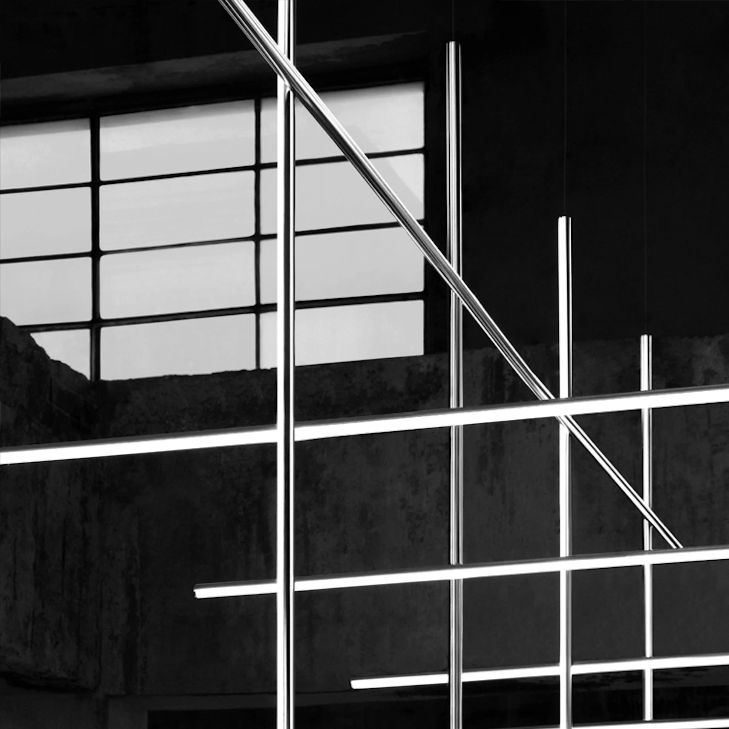 Závesná lampa COORDINATES MODULE CL III strieborná