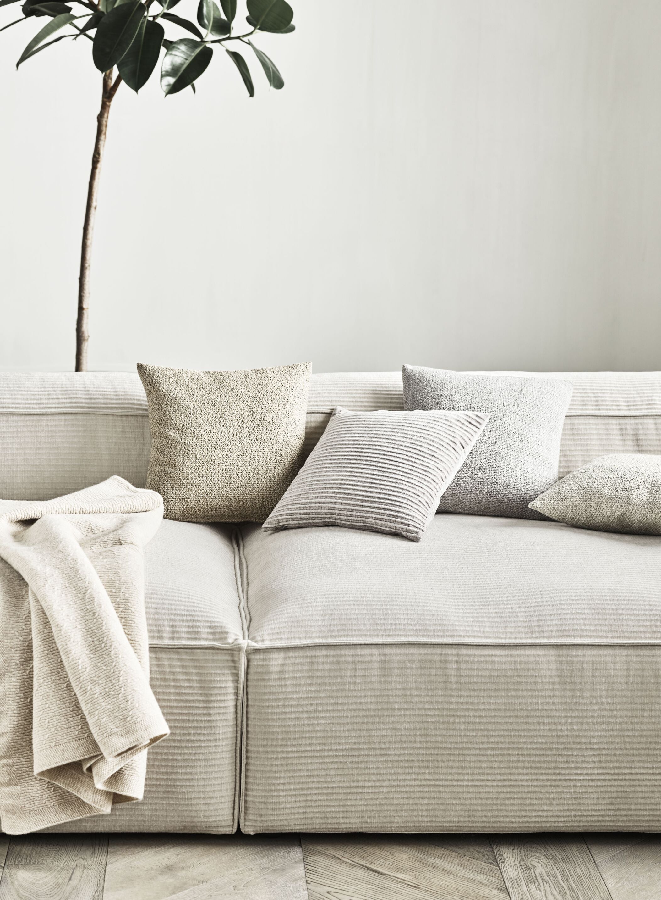 Rohová sedačka ľavostranná 4-modulová COSIMA čalúnená