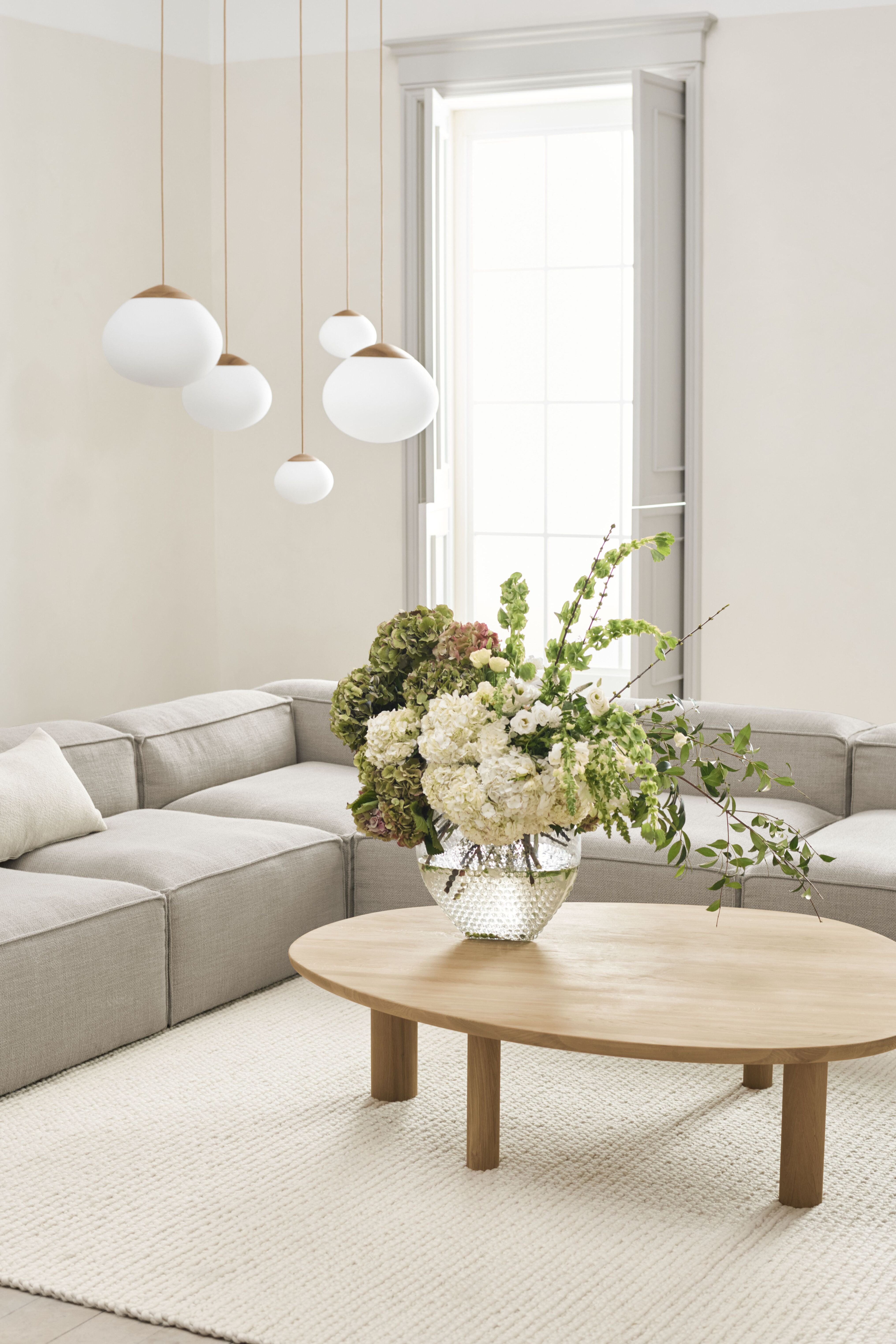 Kávový stolík LATCH bielené dubové drevo