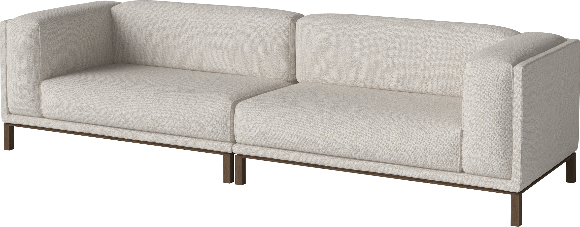 Sofa 2-modulová COSY tmavý podstavec