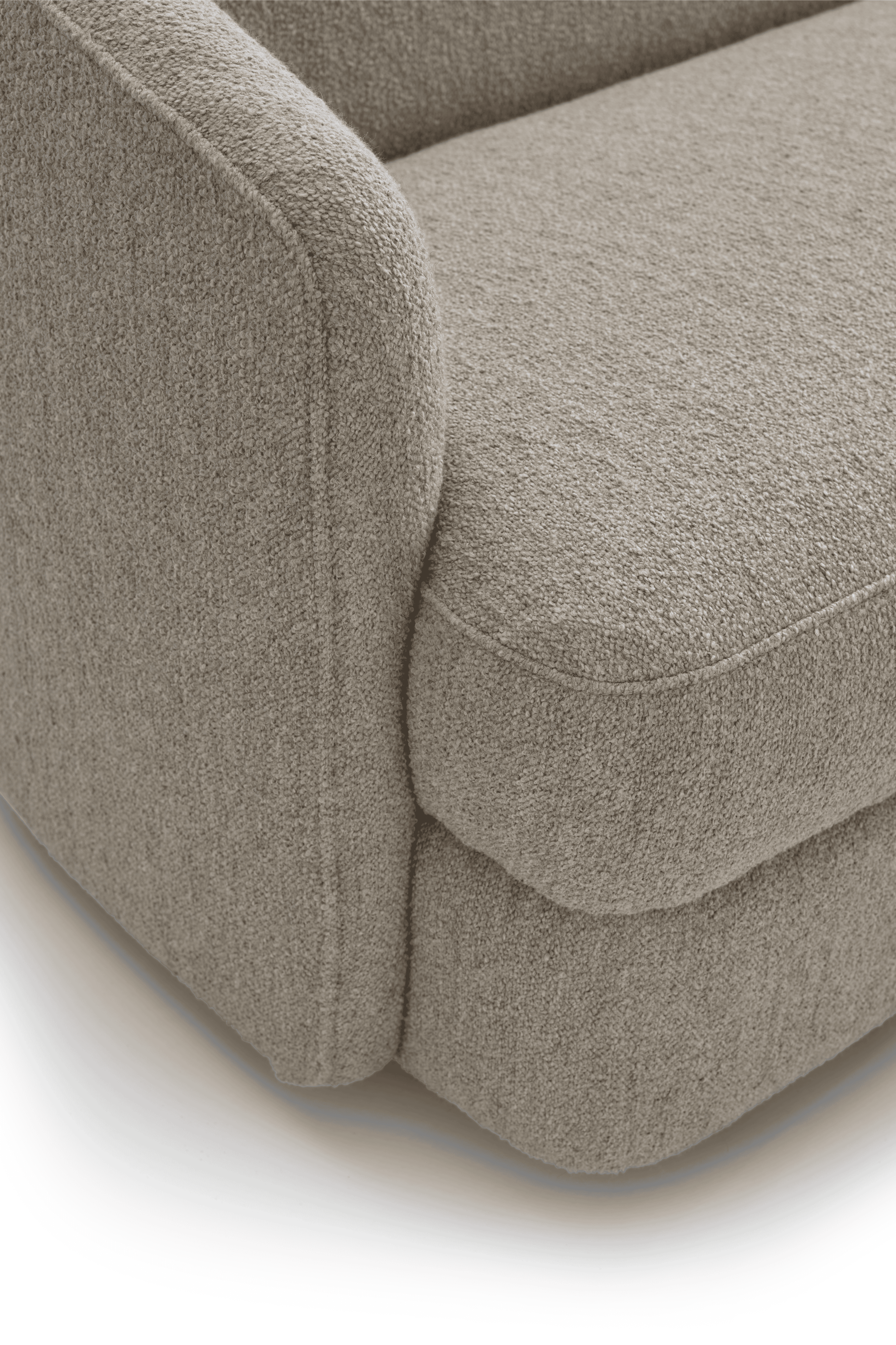Covent Nevotex Barnum Hemp 3 gray sofa