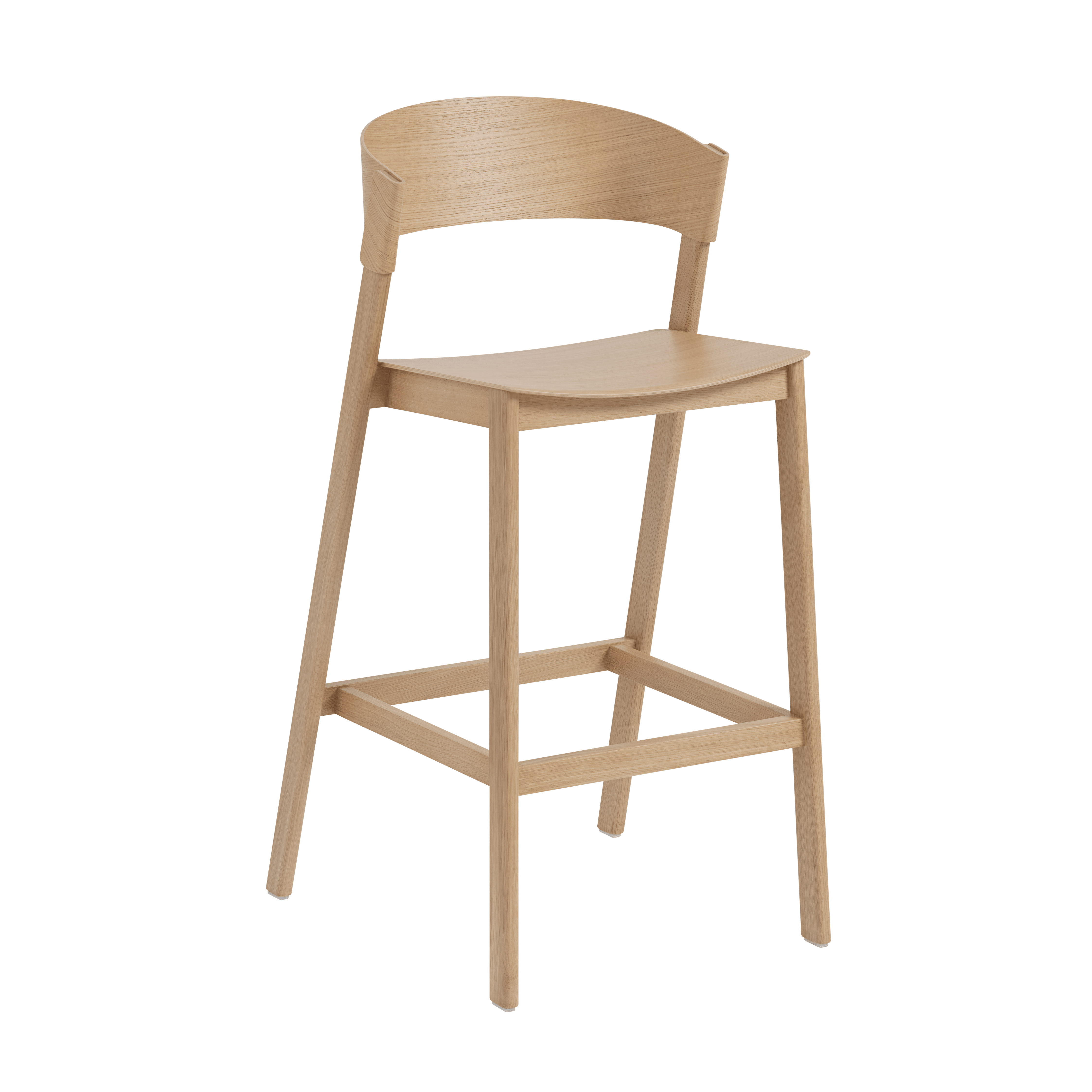 Barová stolička COVER dubová dyha