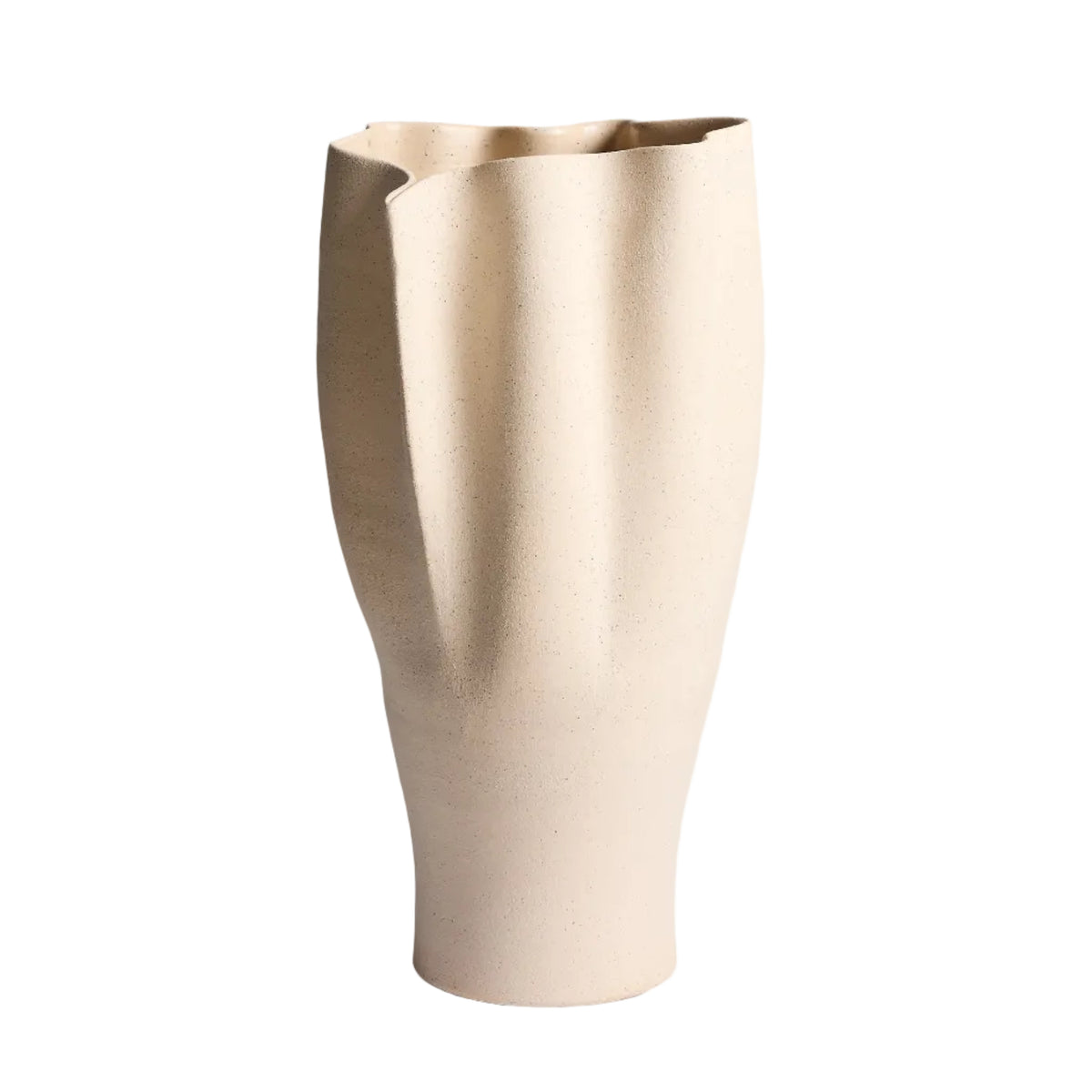 Wazon NILEA beżowy ceramiczny – Kave Home