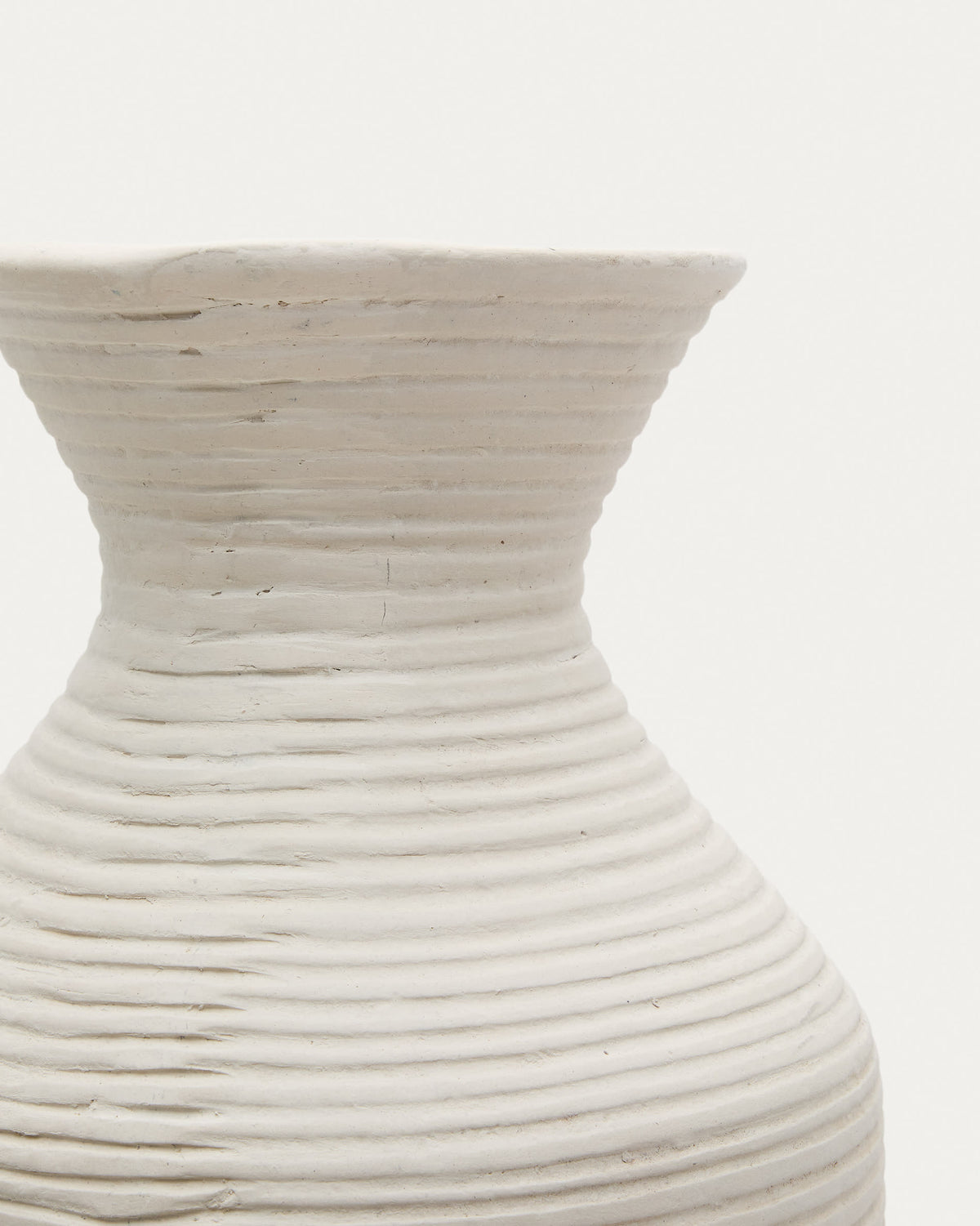 Wazon PRIA biały papier mâché – ujęcie 9