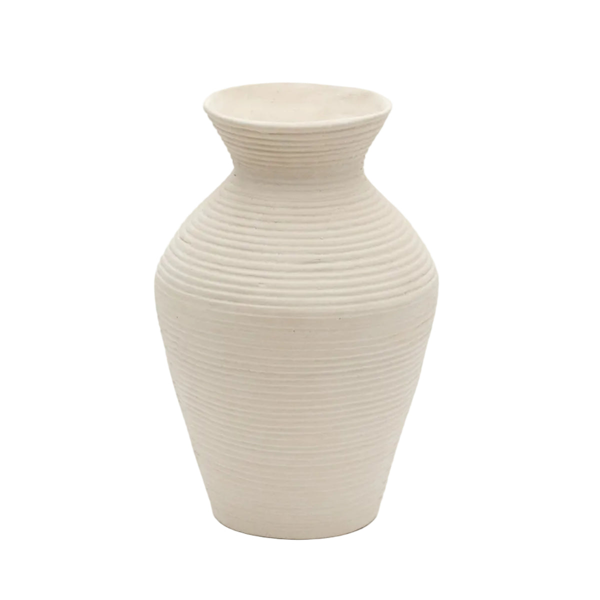 Wazon PRIA biały papier mâché – Kave Home