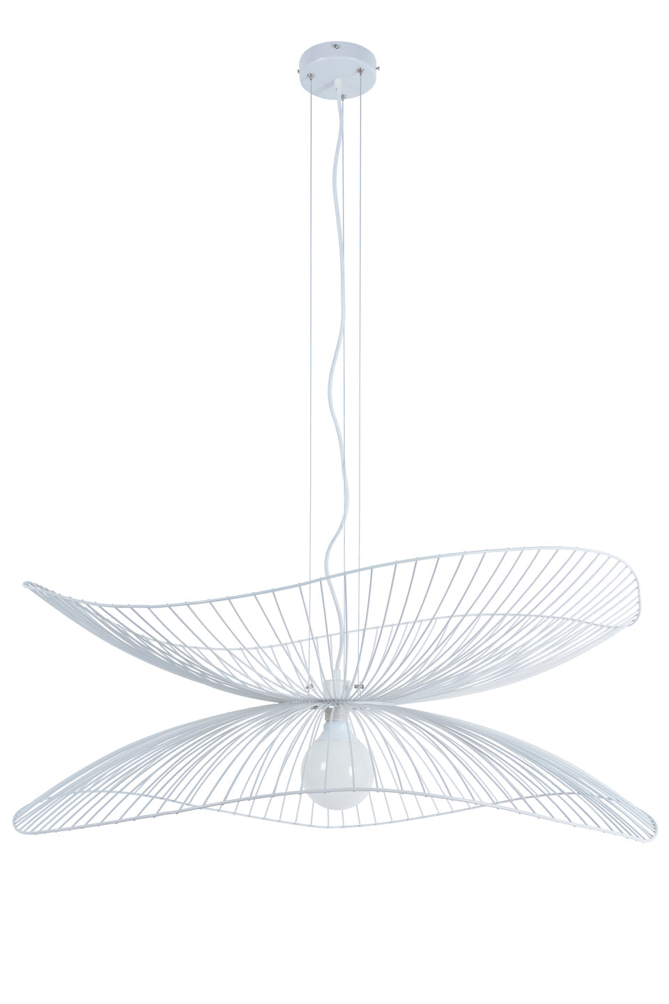 Závesná lampa LIBELLULE biela