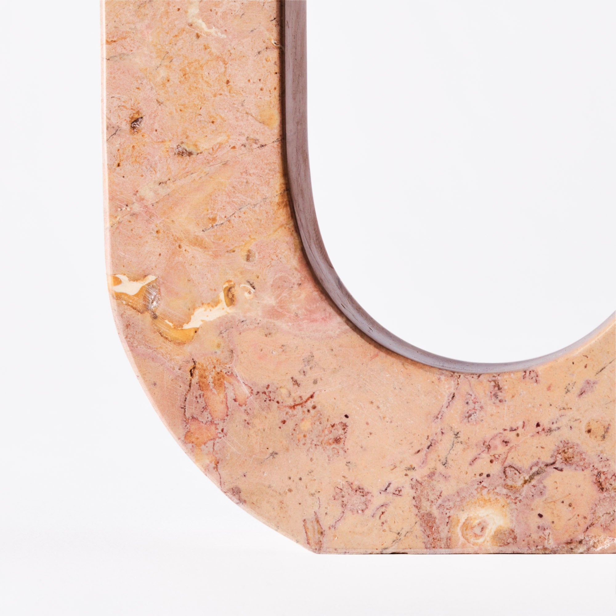 Svietnik ARCO oranžový mramor