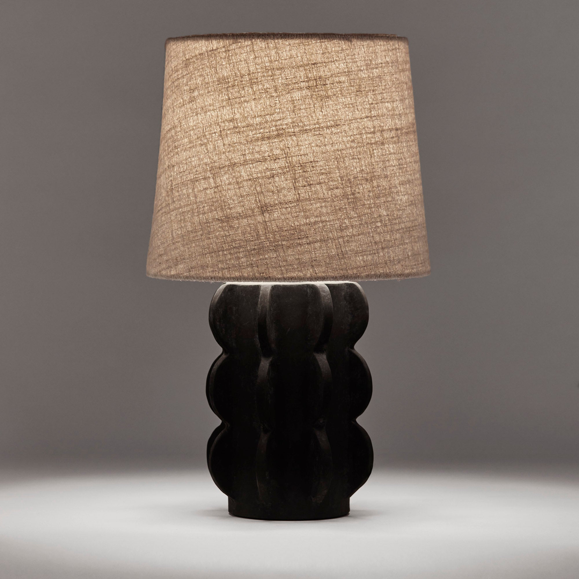 ACISSIMO table lamp black ceramic