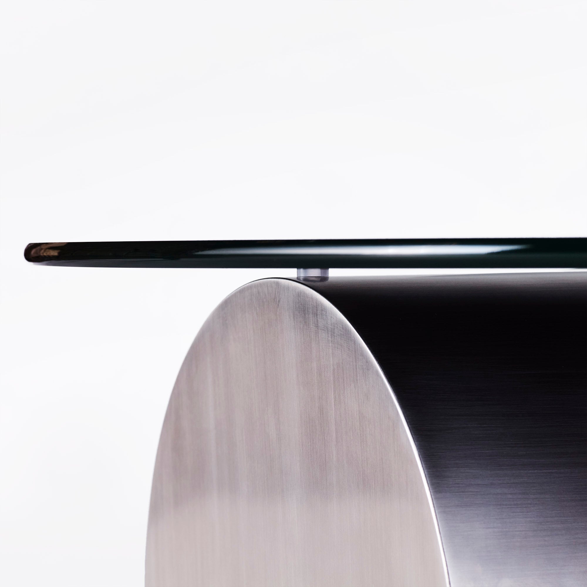 Kávový stolík CROSS leštená oceľ