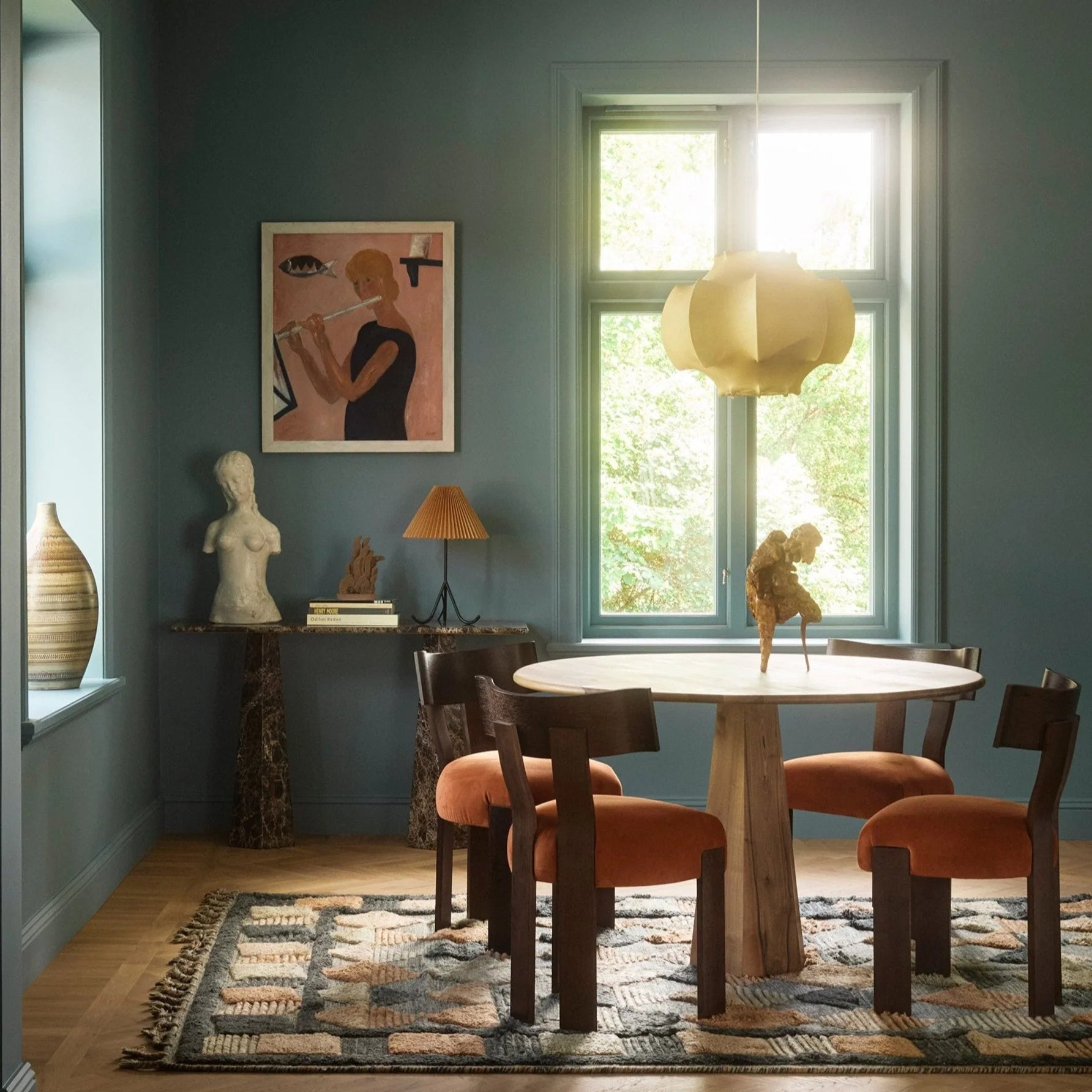 Koberec LISBOA béžový so zelenou