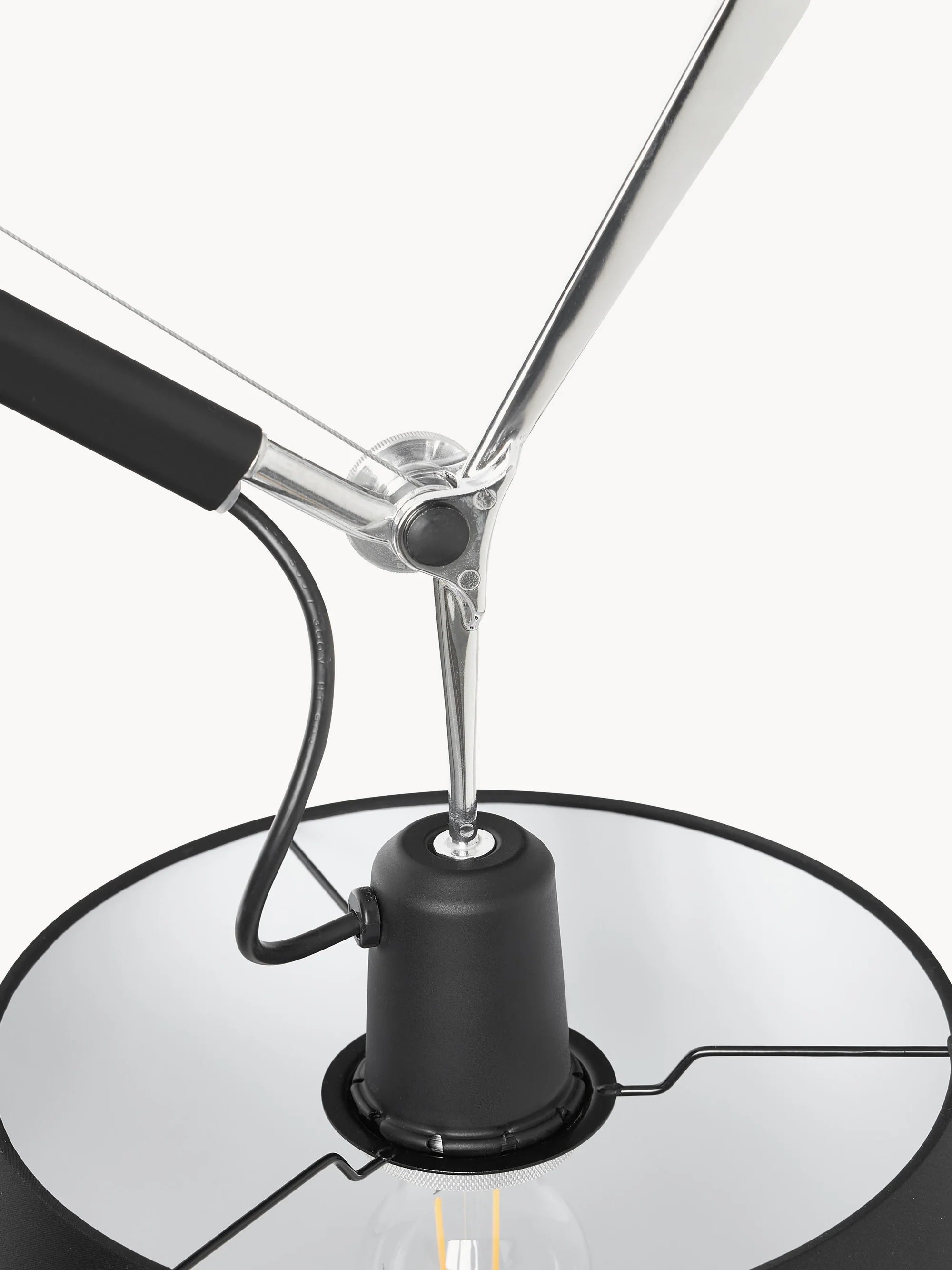 Stojaca lampa TOLOMEO MEGA čierna