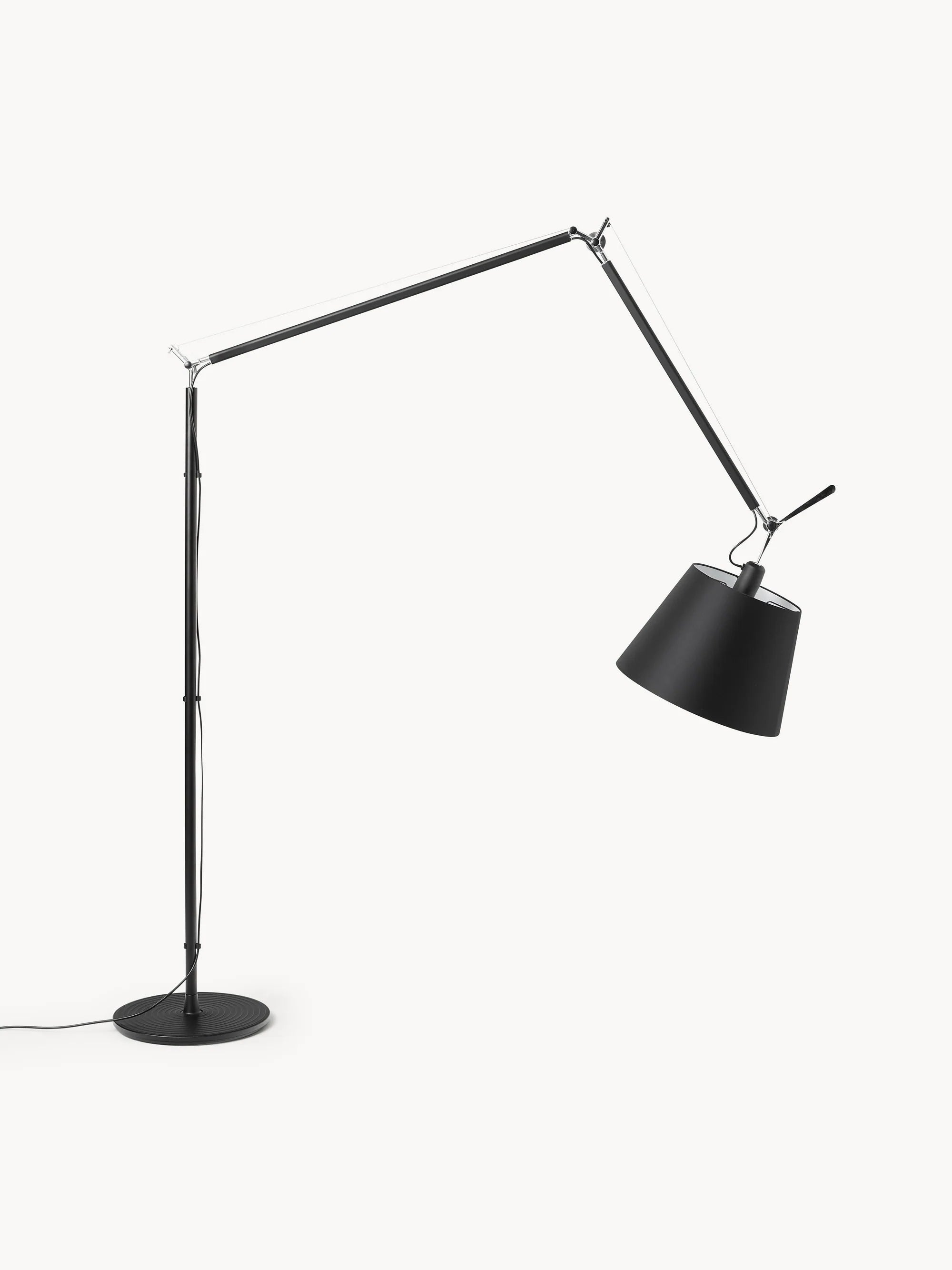 Stojaca lampa TOLOMEO MEGA čierna