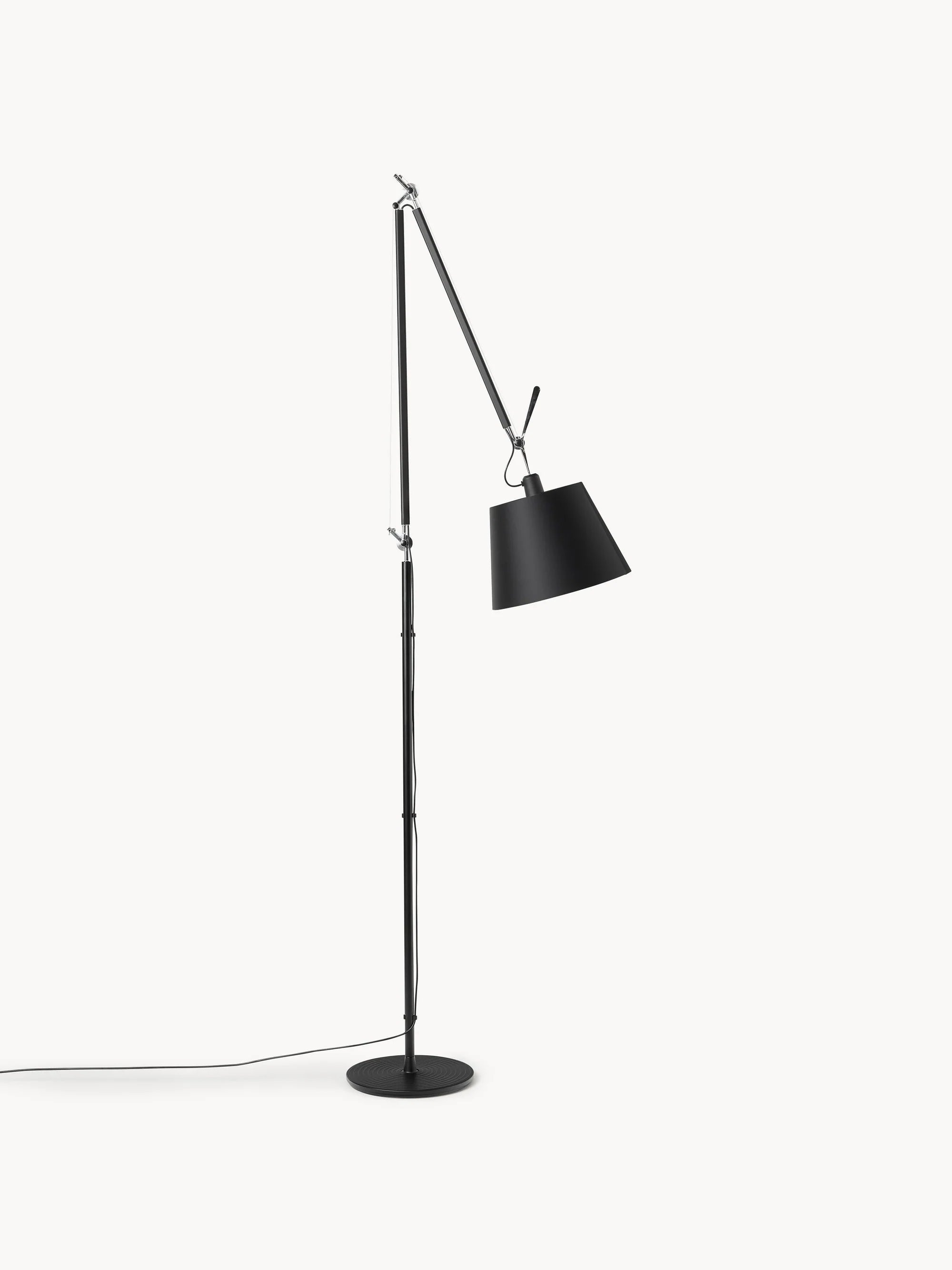 Stojaca lampa TOLOMEO MEGA čierna