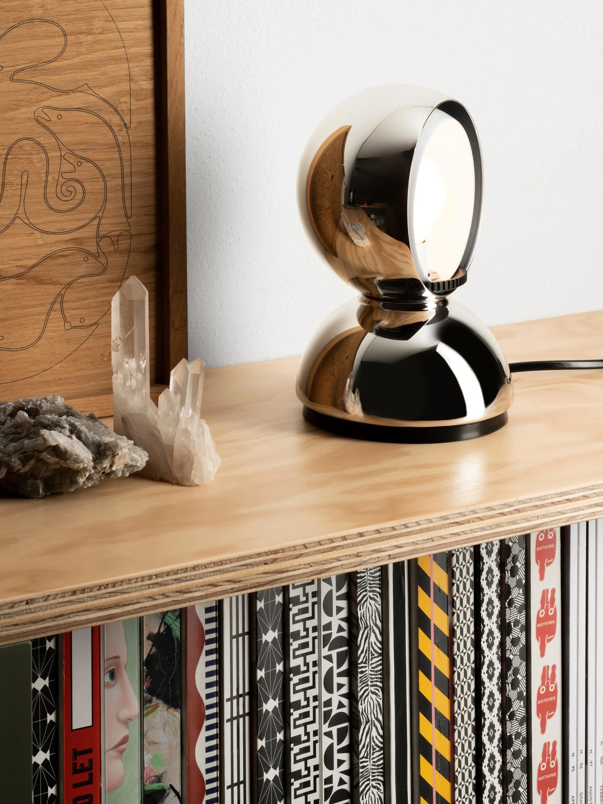 Stolná lampa ECLISSE zlatá