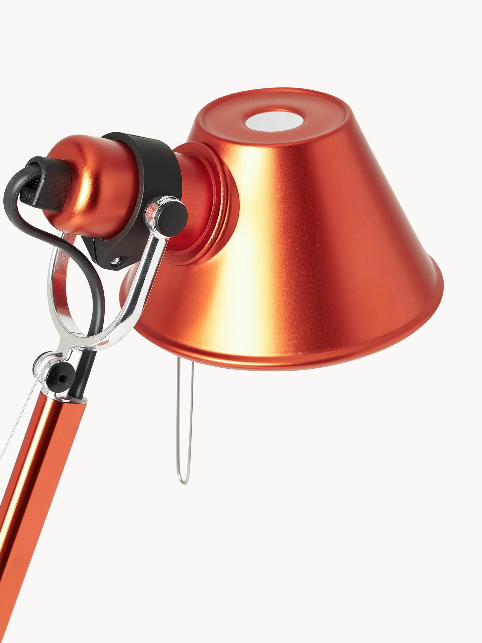 Stolná lampa nastaviteľná TOLOMEO MICRO matná oranžová
