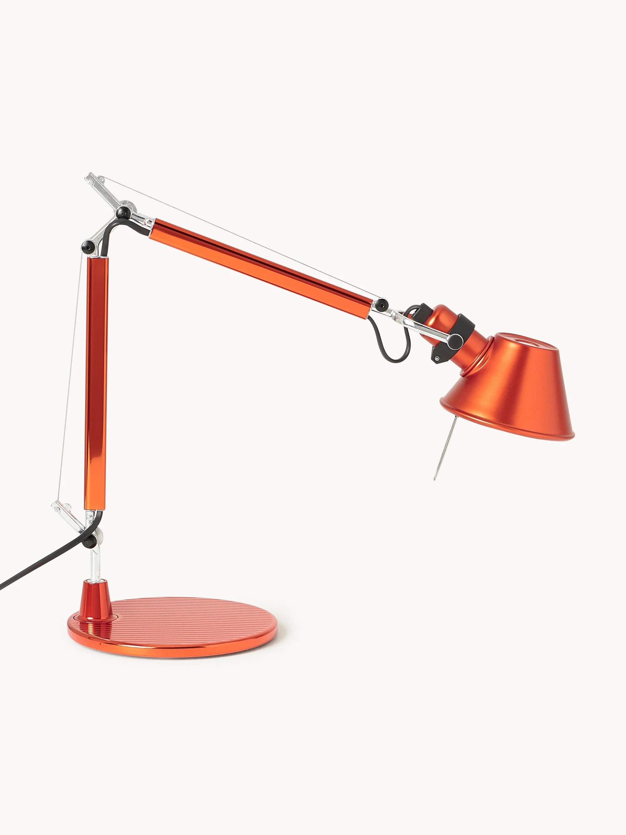 Stolná lampa nastaviteľná TOLOMEO MICRO matná oranžová