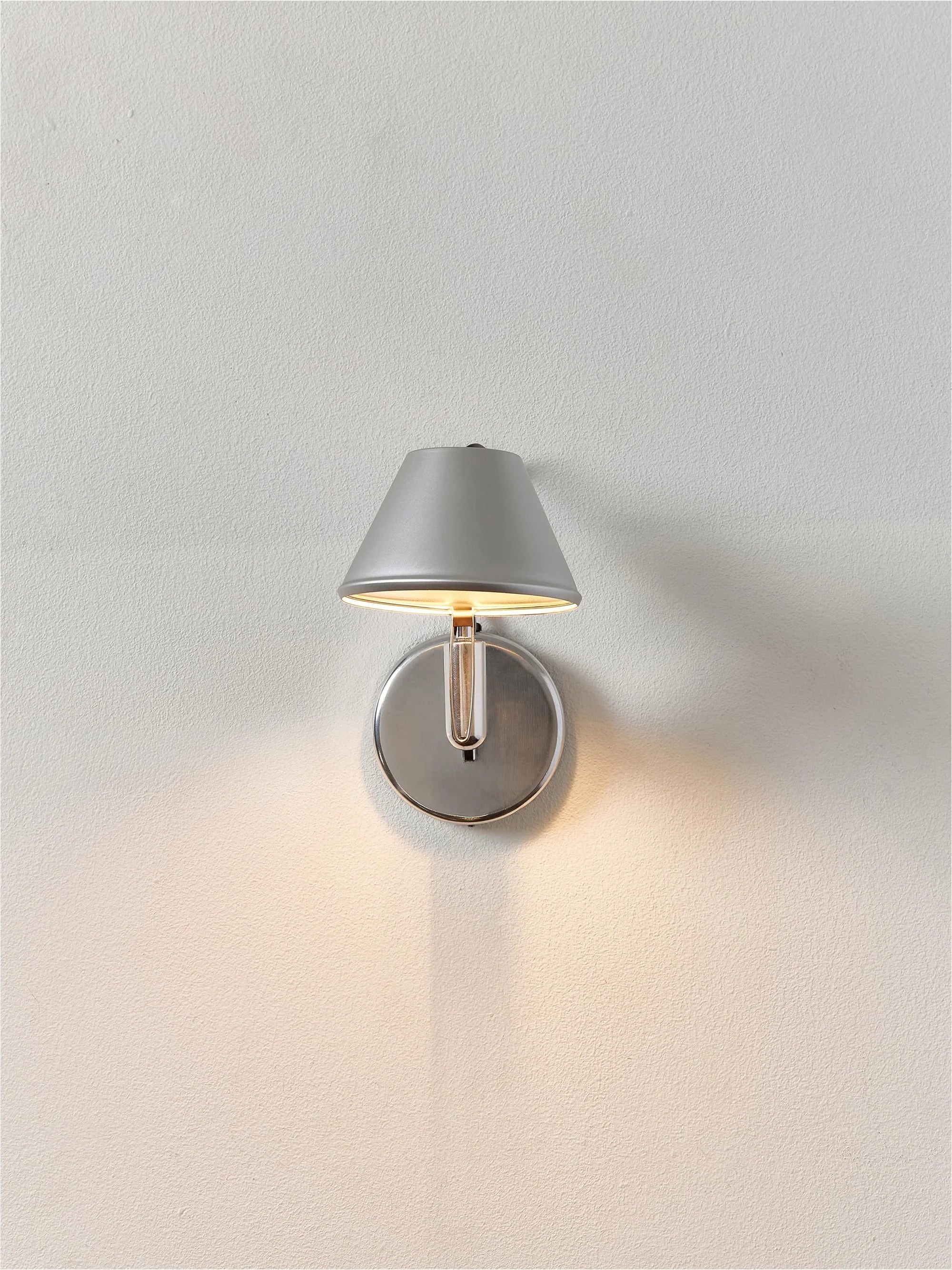 Nastaviteľný nástenný svietidlo TOLOMEO MICRO FARETTO hliník