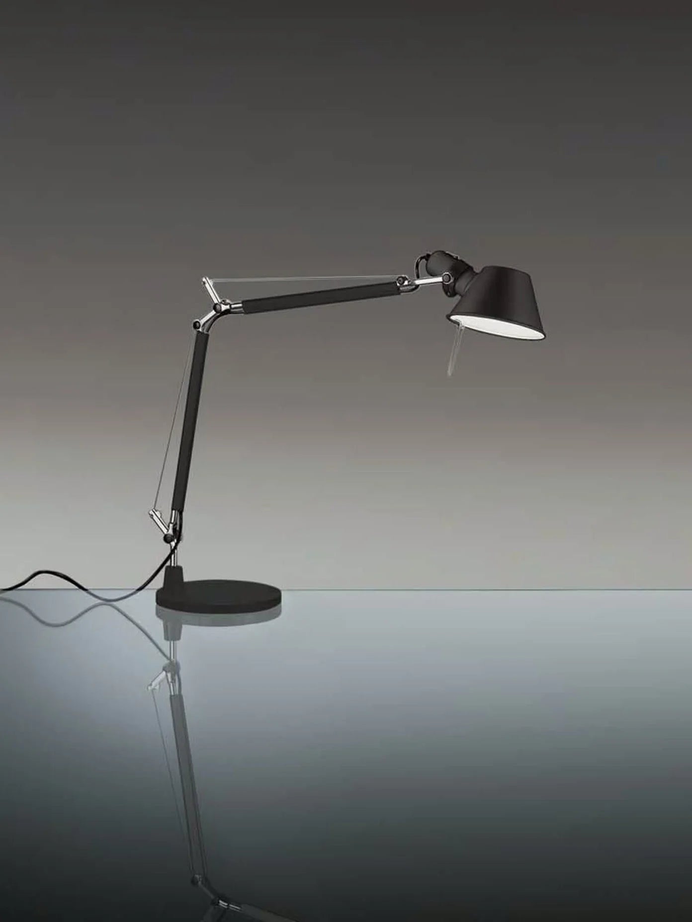Stolná lampa nastaviteľná TOLOMEO MINI čierna