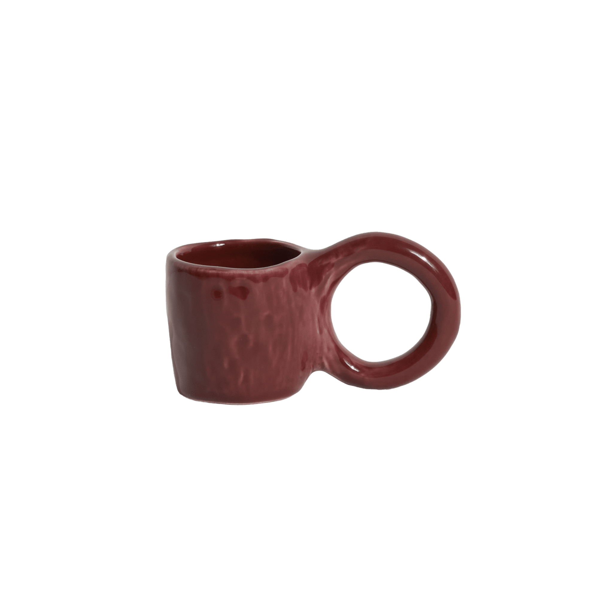 Sada šálok na espresso DONUT čerešňová