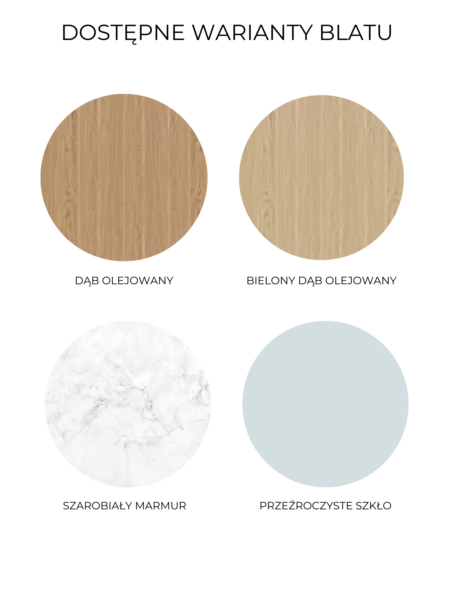 Kávový stolík COMO biela oceľová základňa