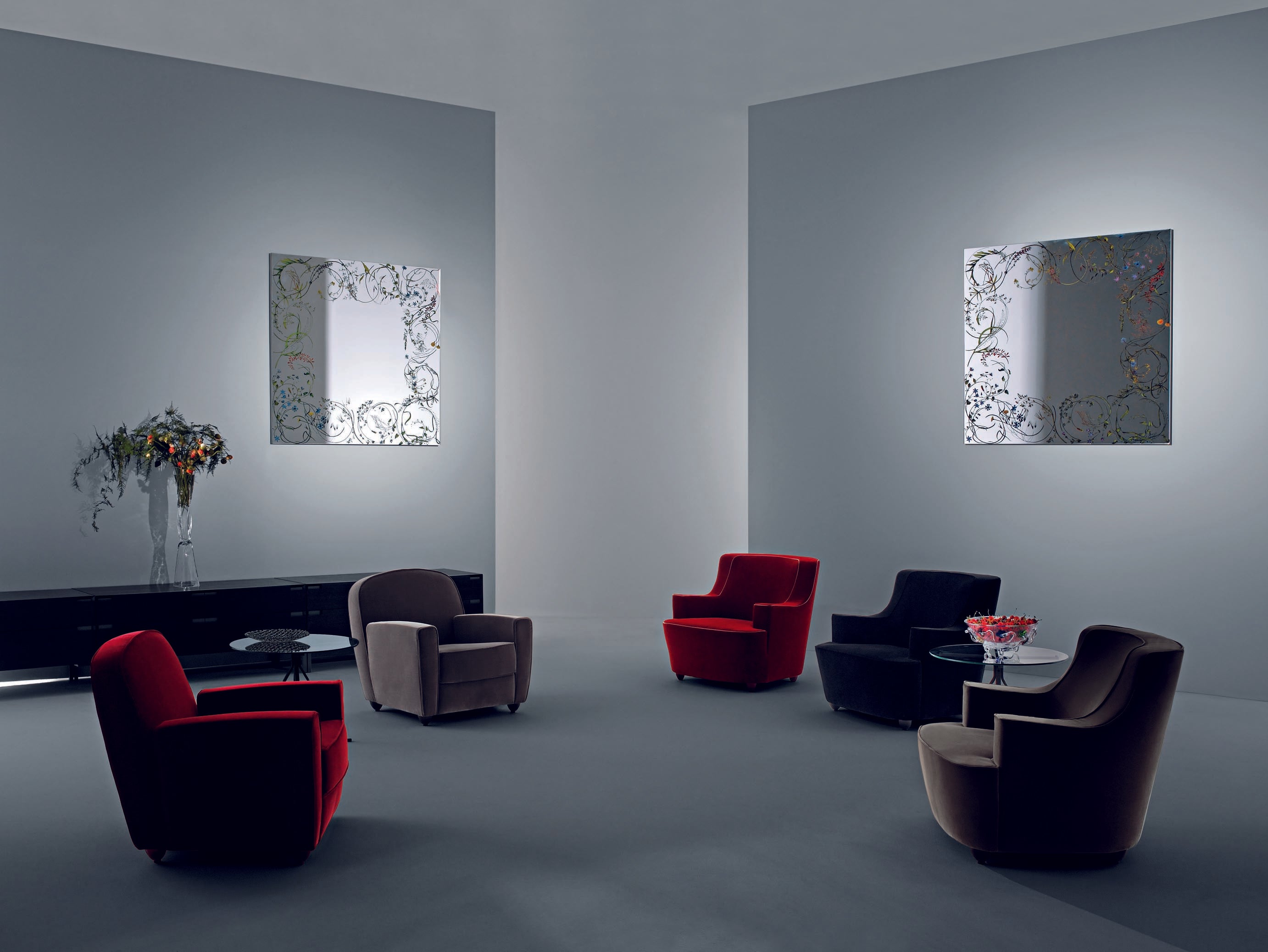 Luster EGESO kvetinový potlač