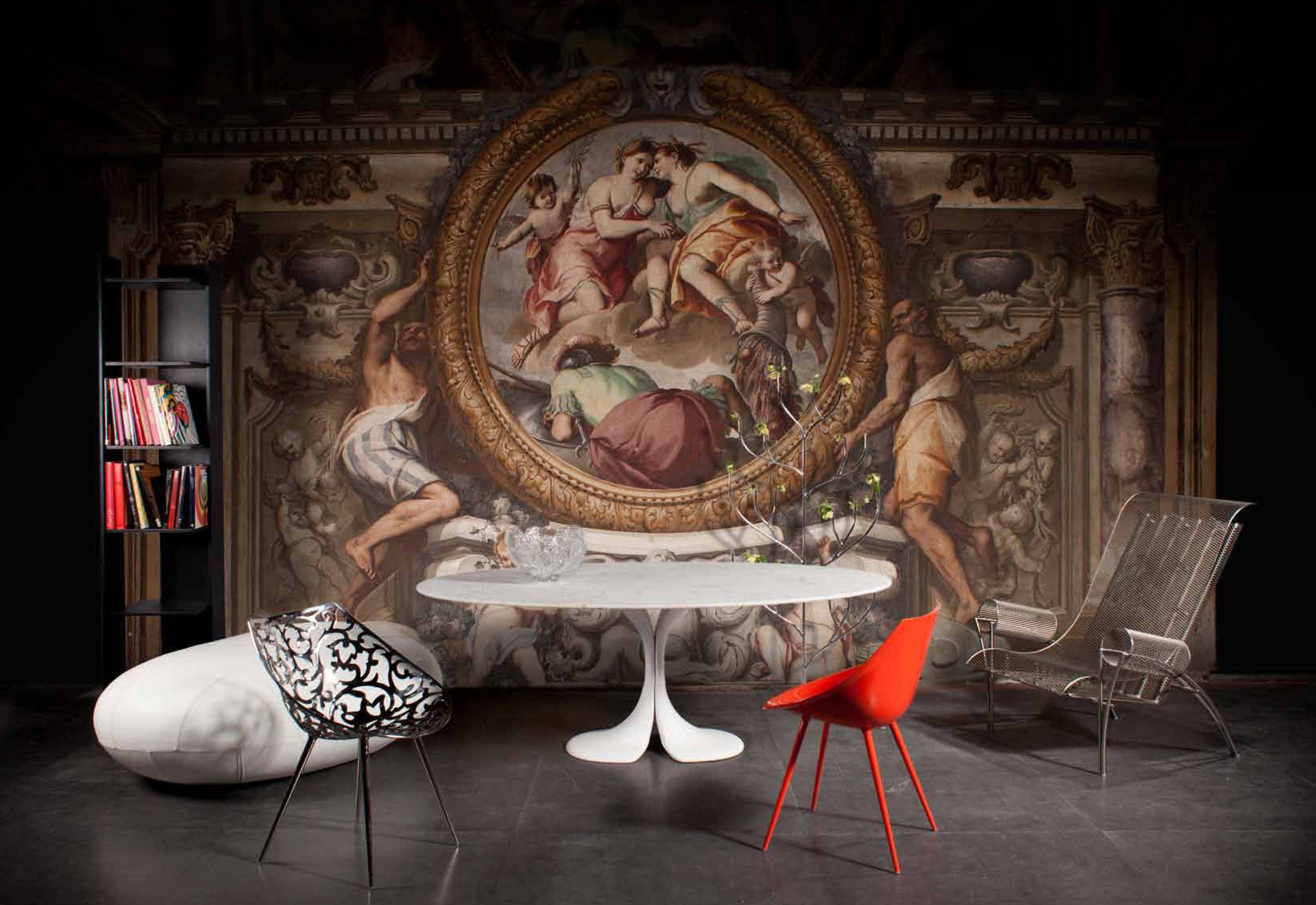 Stolička LAGÒ biela