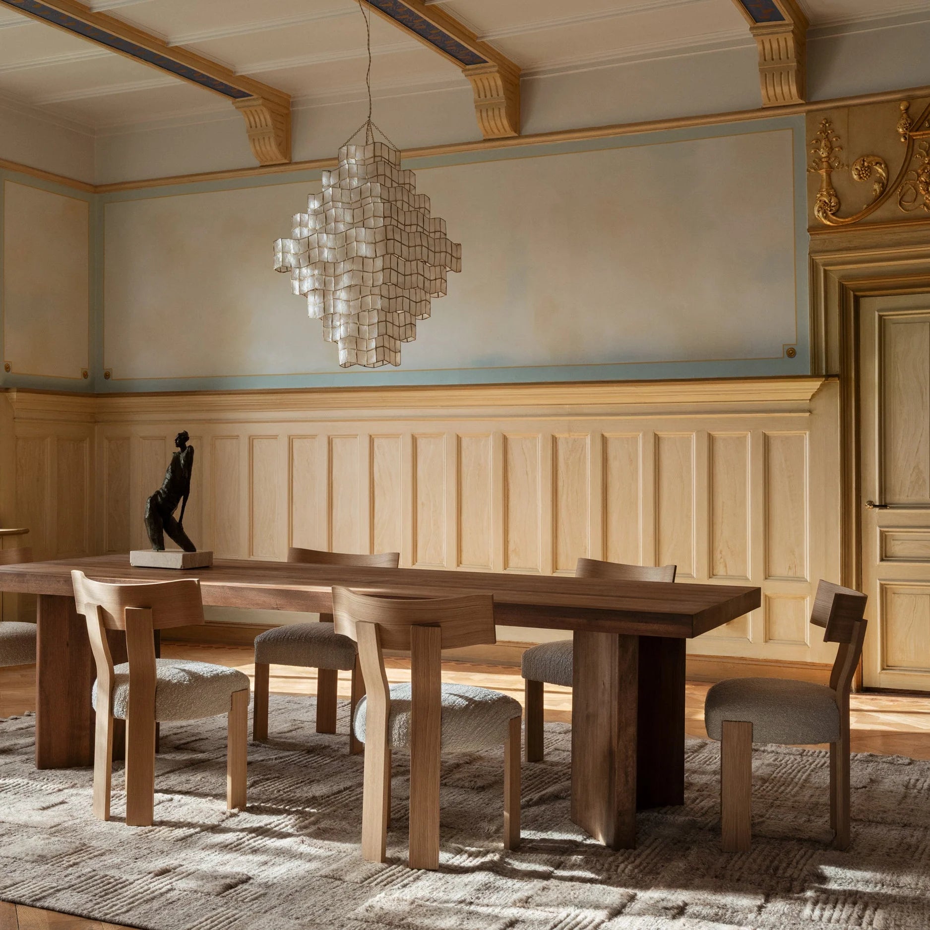 FRENCH Walnut Wood Table