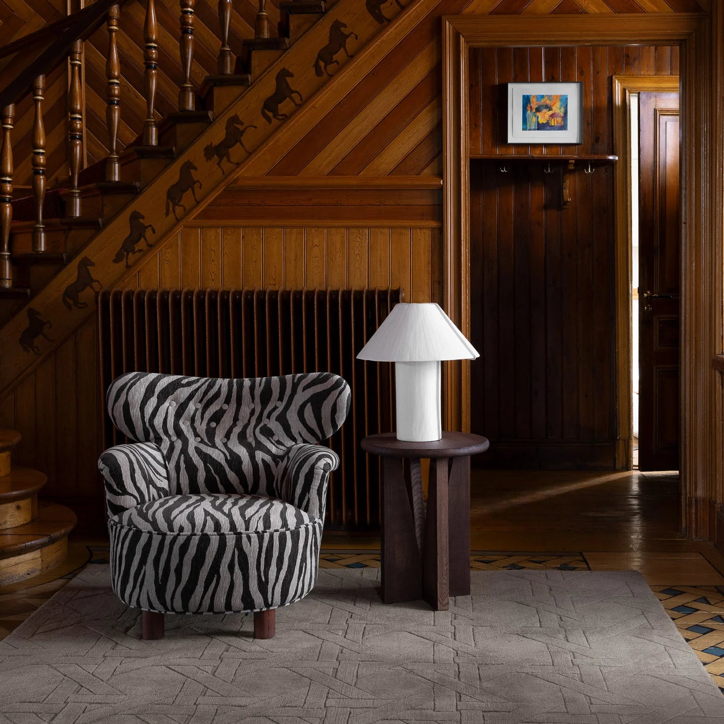 ELIAS zebra armchair