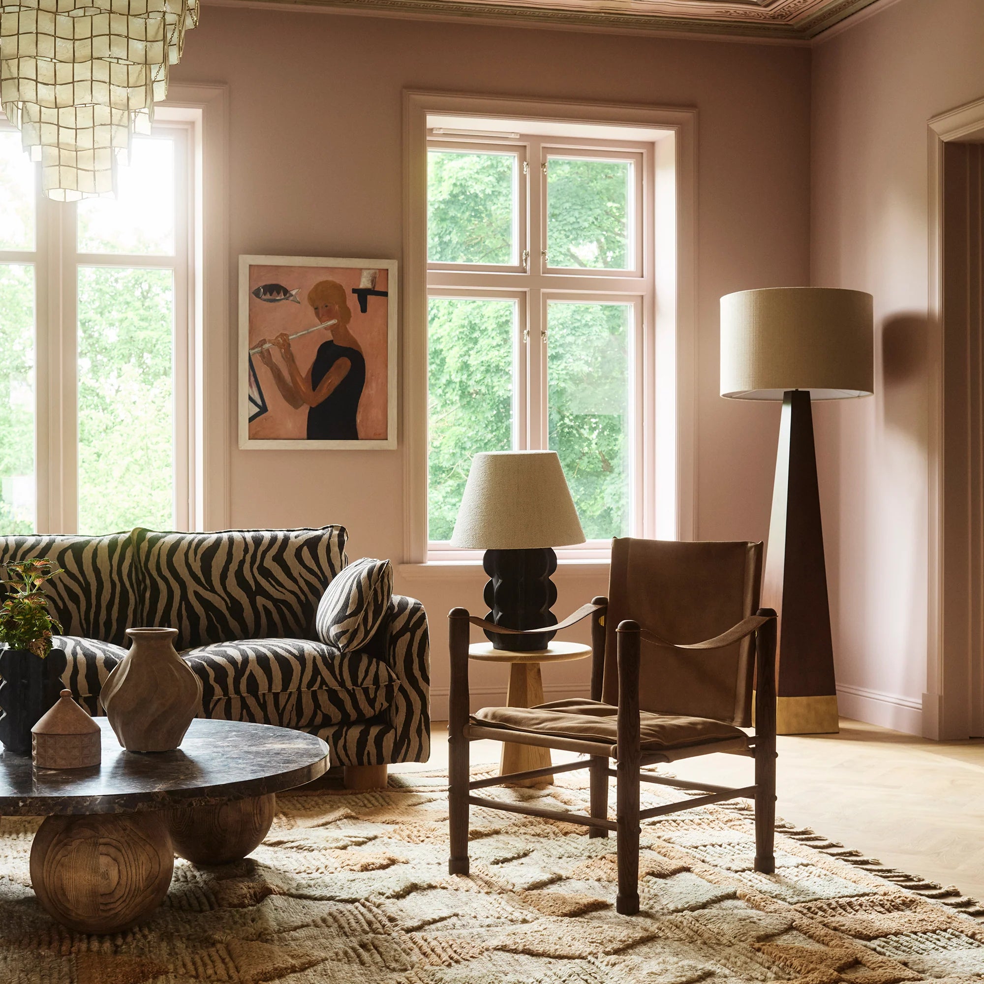 Fotel SAFARI hnedá koža