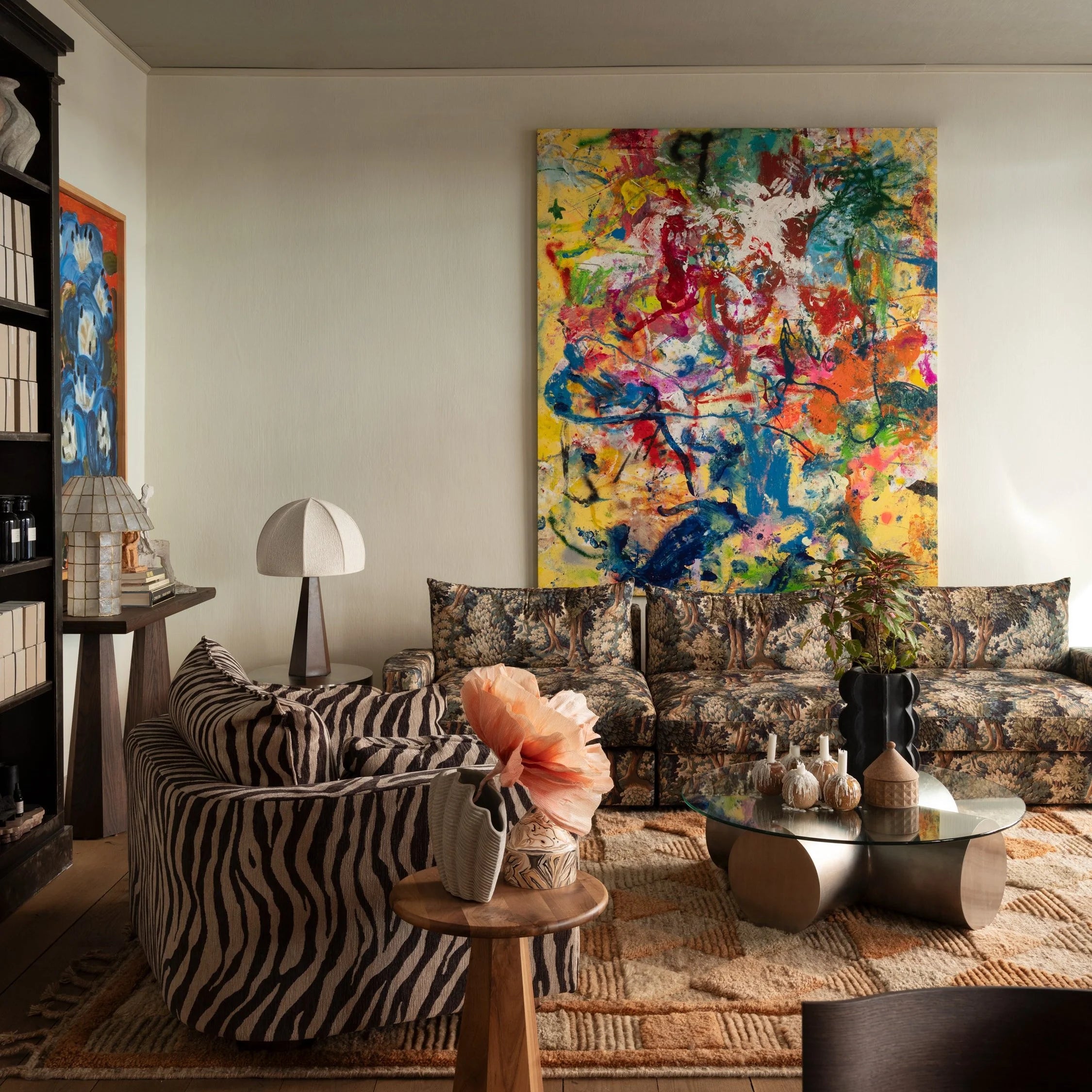 Kávový stolík CROSS leštená oceľ