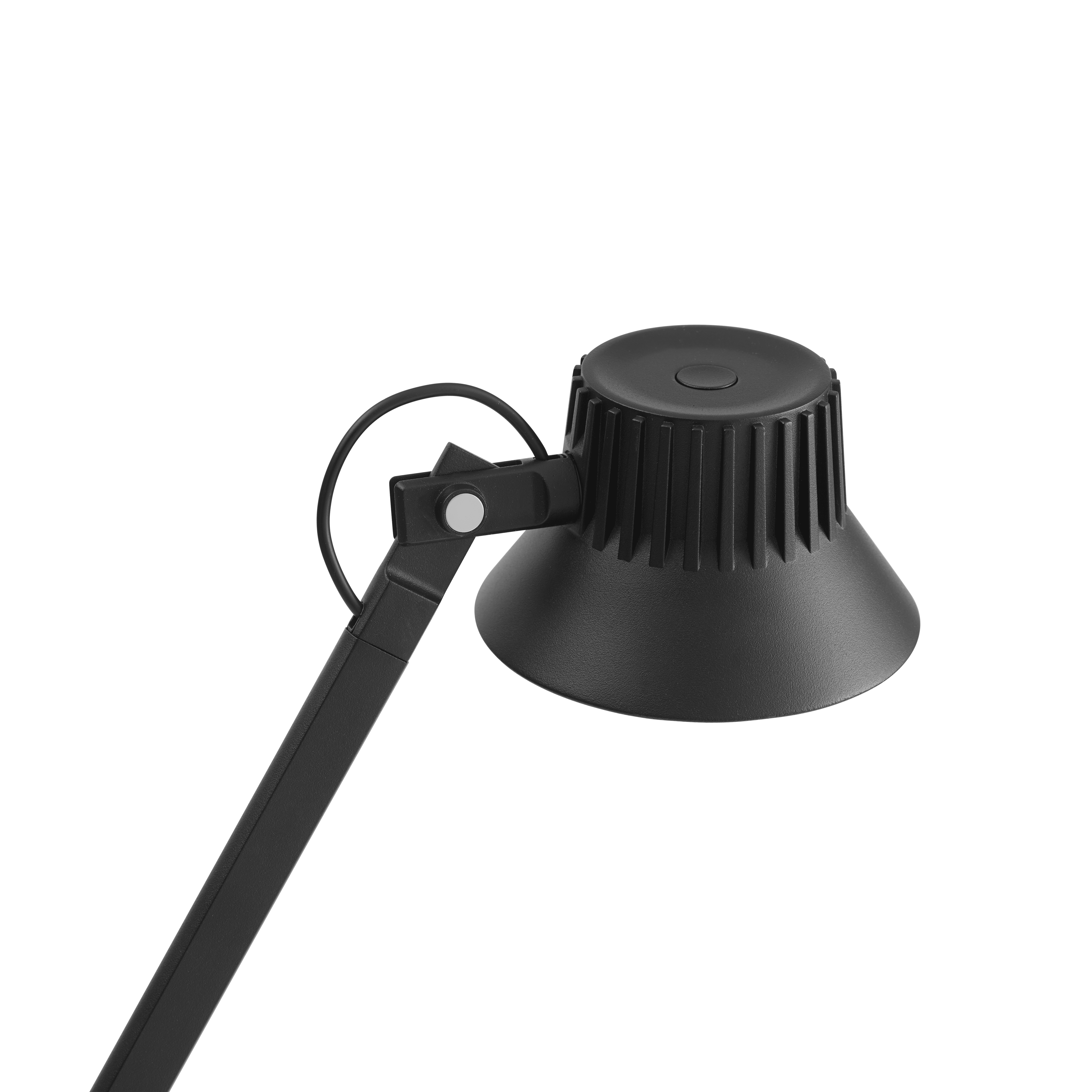 Adjustable reading floor lamp DEDICATE black