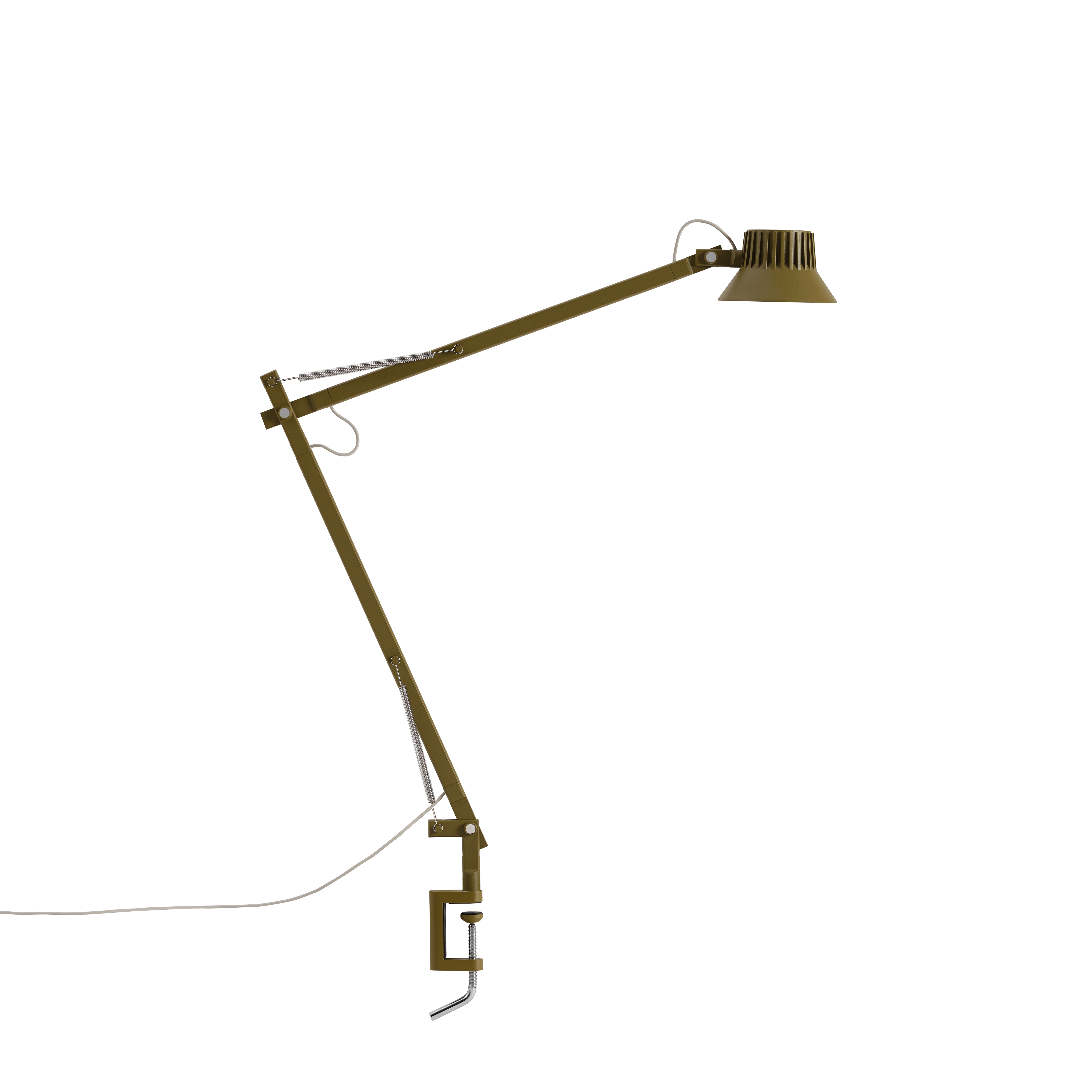 Lampa biurkowa regulowana DEDICATE brązowo-zielony
