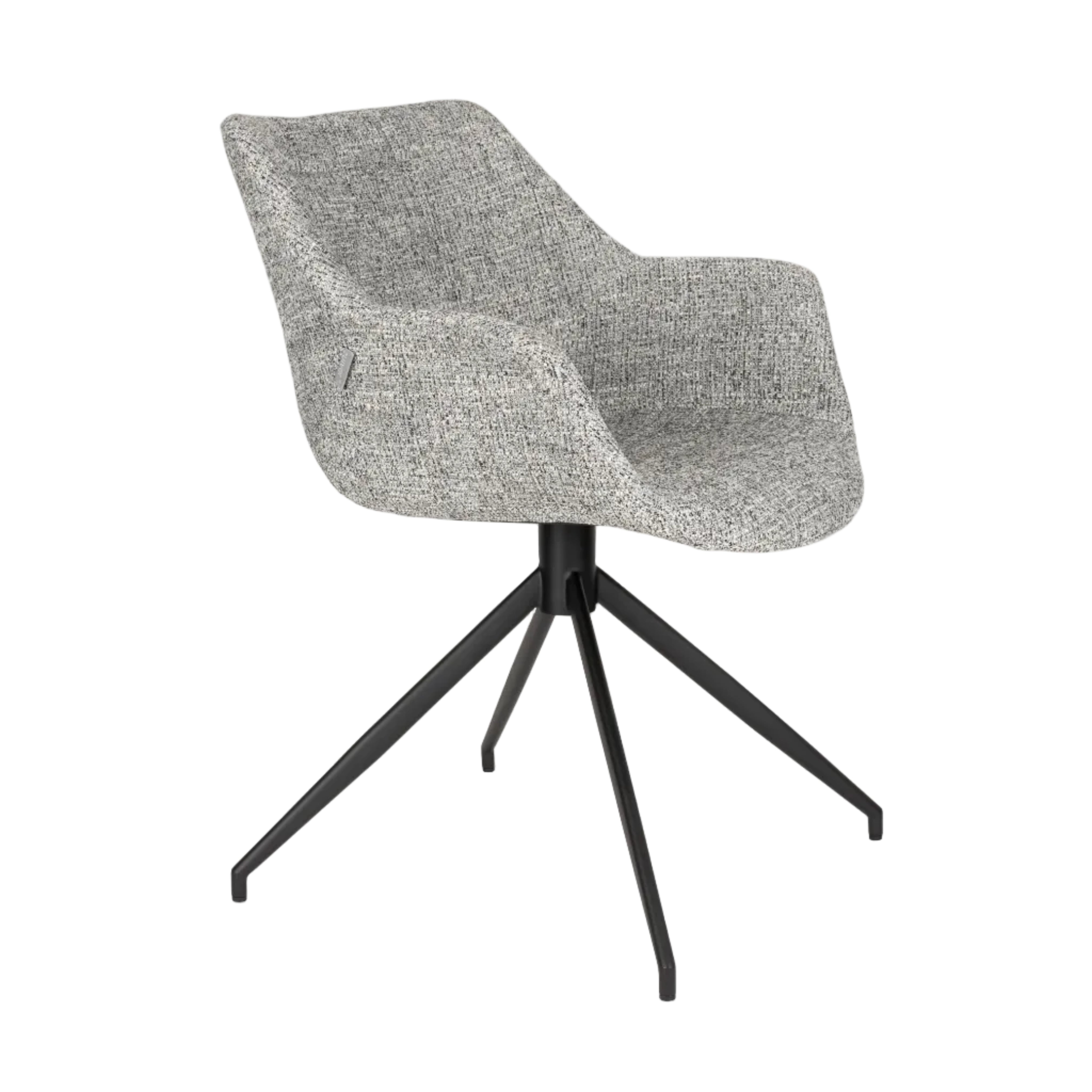 Otáčacie kreslo DOULTON šedé