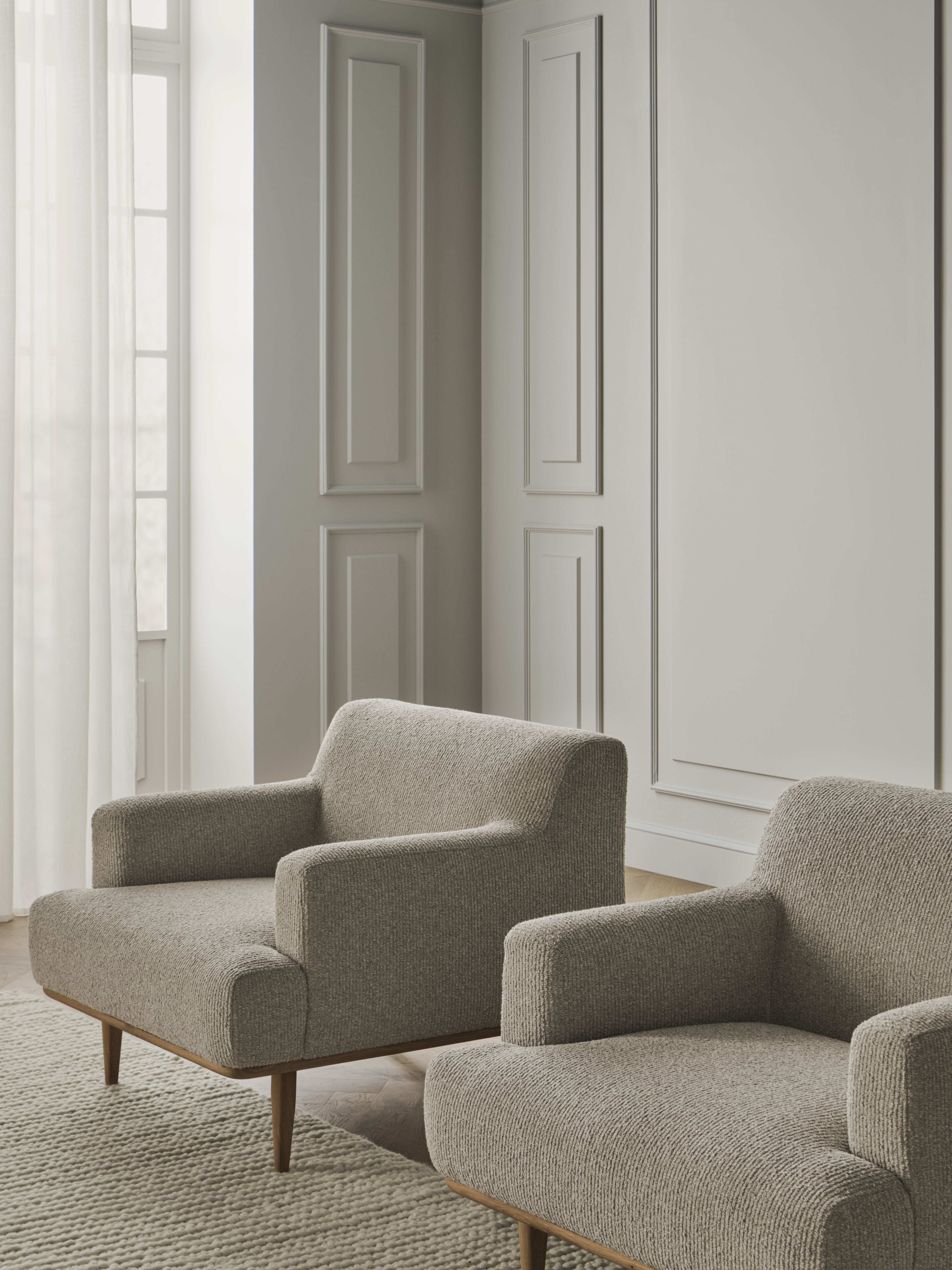 Fotel DOVER podstawa z dubového dreva