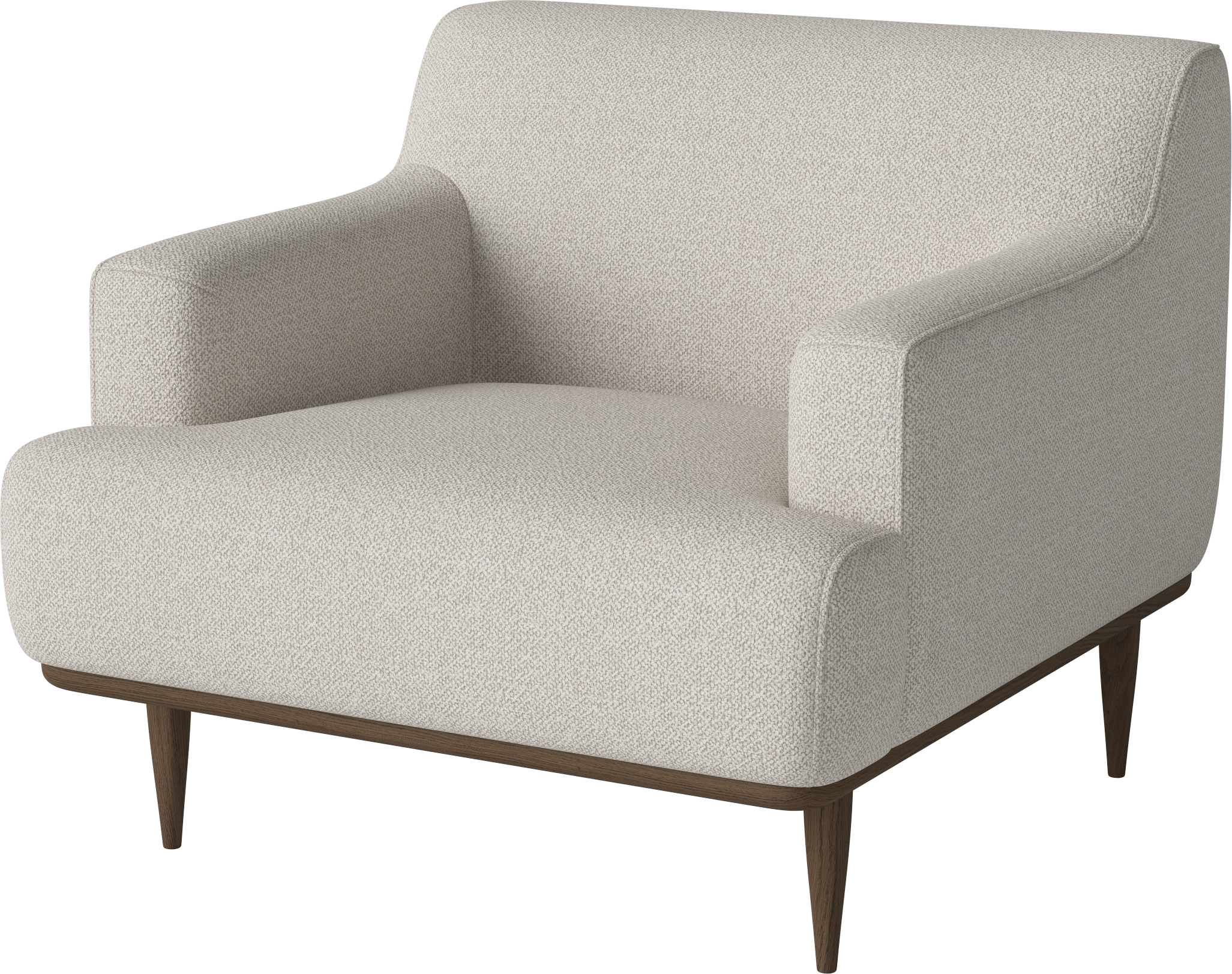 Fotel DOVER podstawa z tmavého dubového dreva