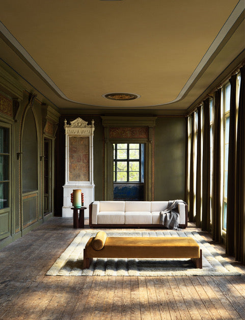 Ležadlo v horčicovom zamatě