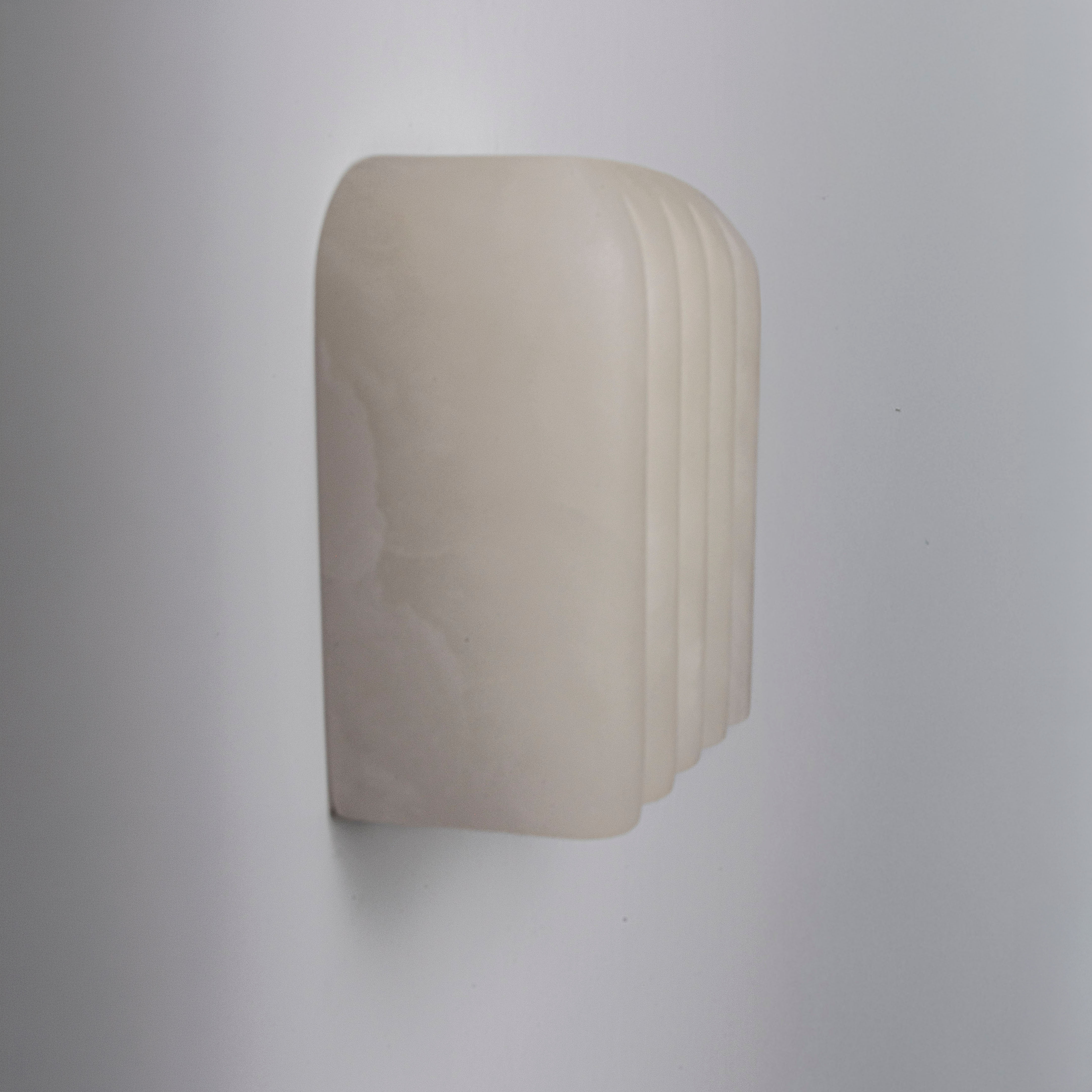 MEROPE Alabaster Wall Sconce with Matte Finish