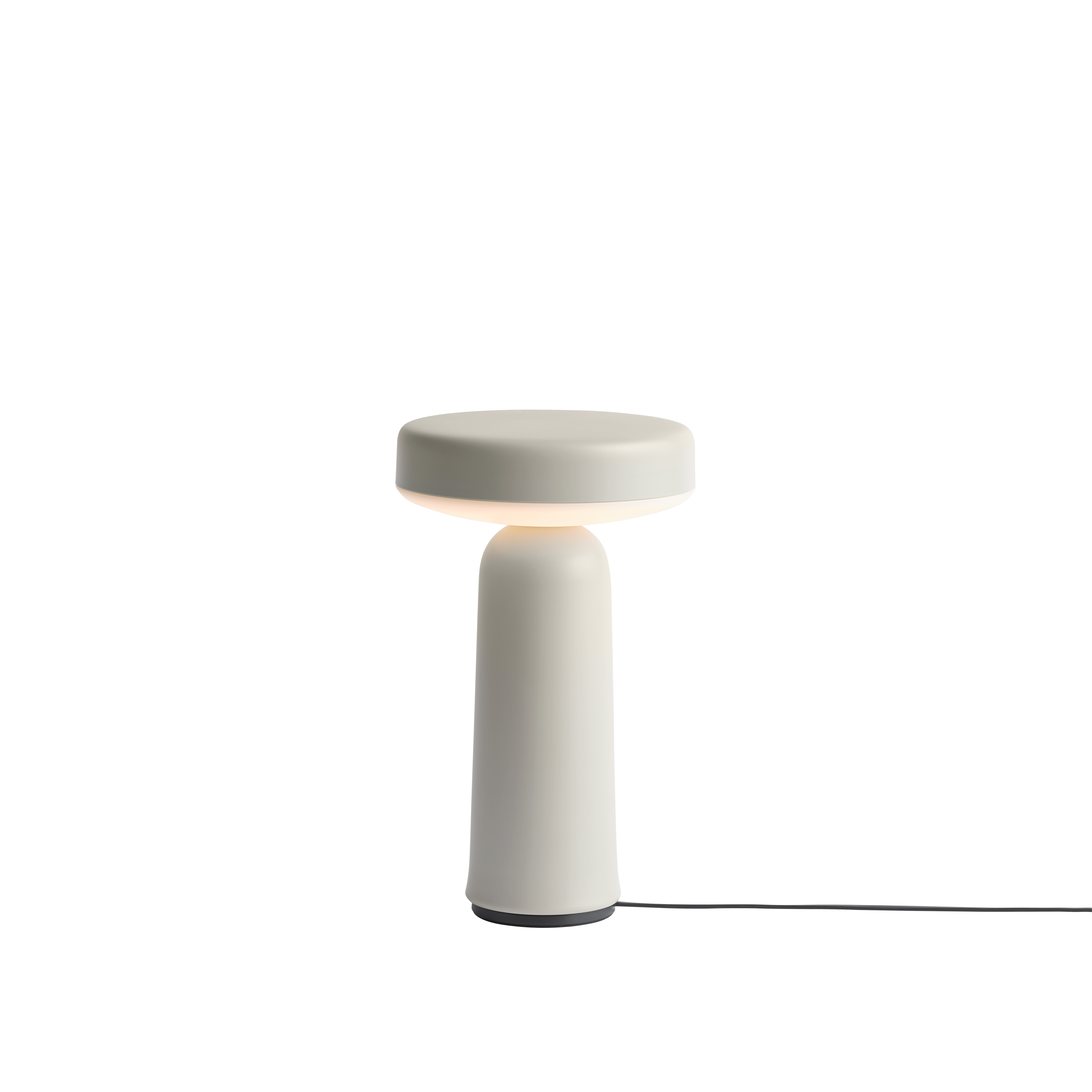 Portable outdoor lamp EASE gray
