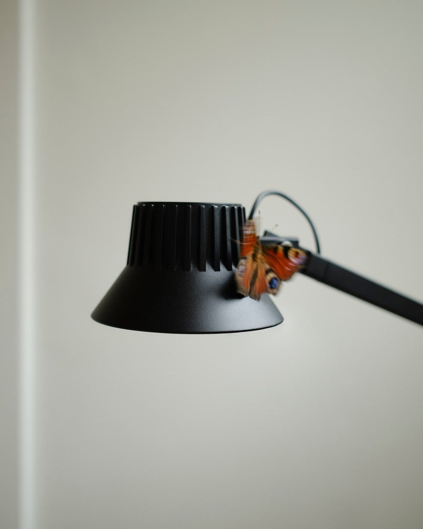 Adjustable reading floor lamp DEDICATE black