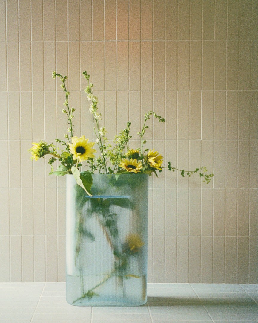 Váza RIDGE modrá