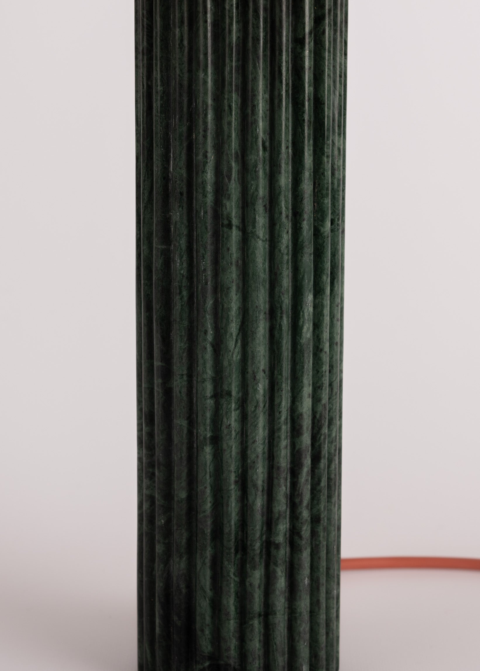 Stolná lampa FLUTA zelený mramor
