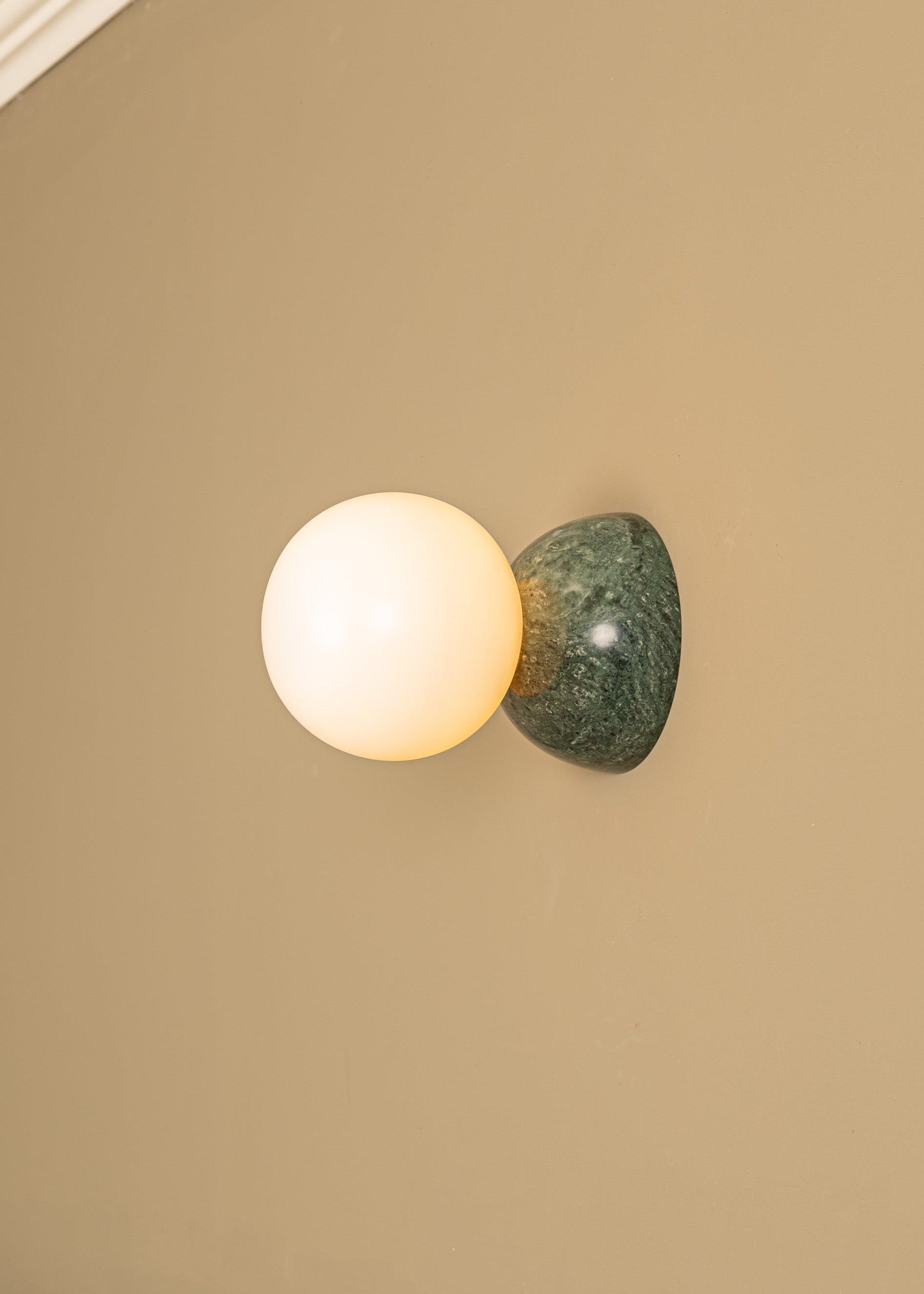 Wall lamp EKLIPSO green marble