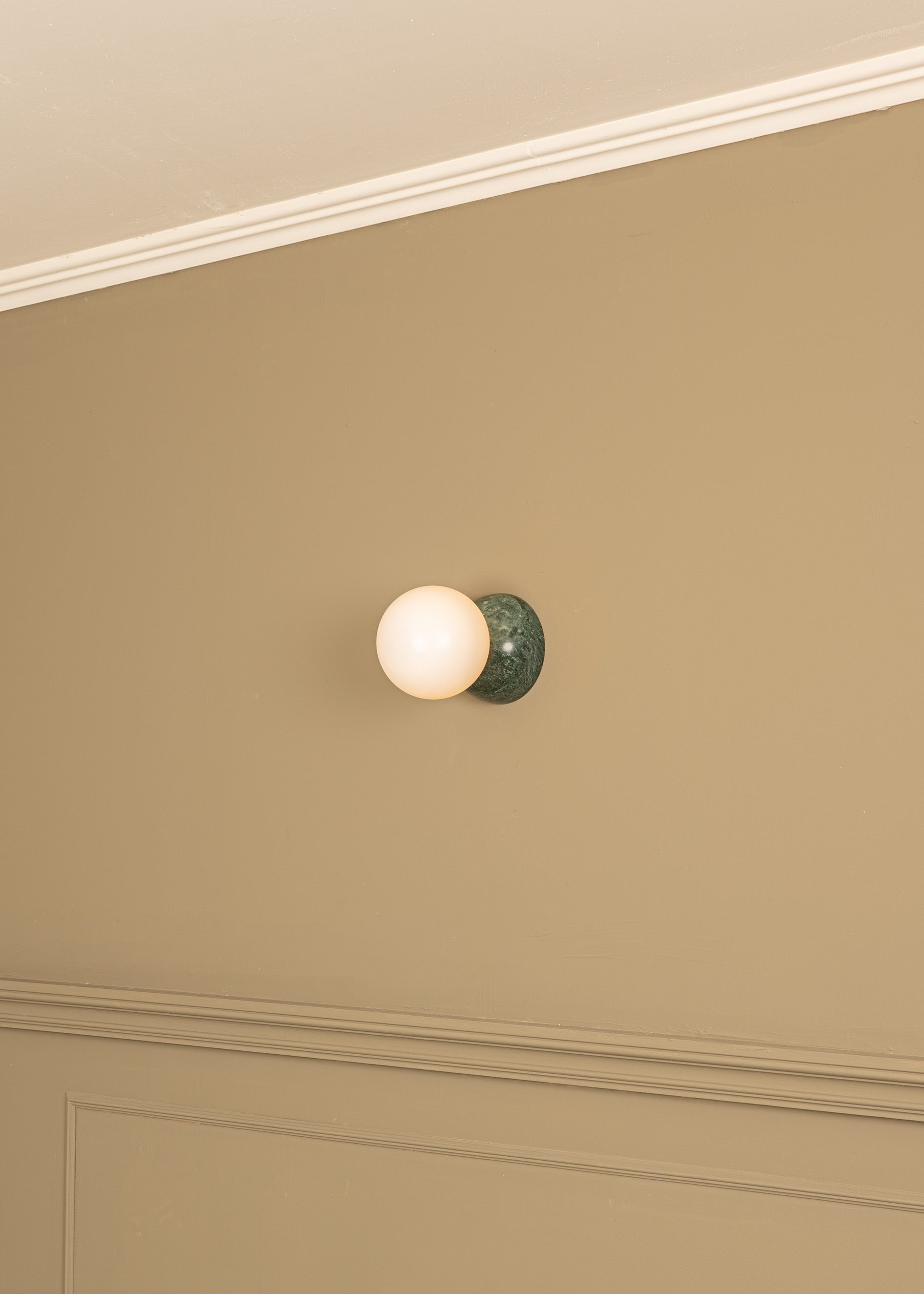 Wall lamp EKLIPSO green marble