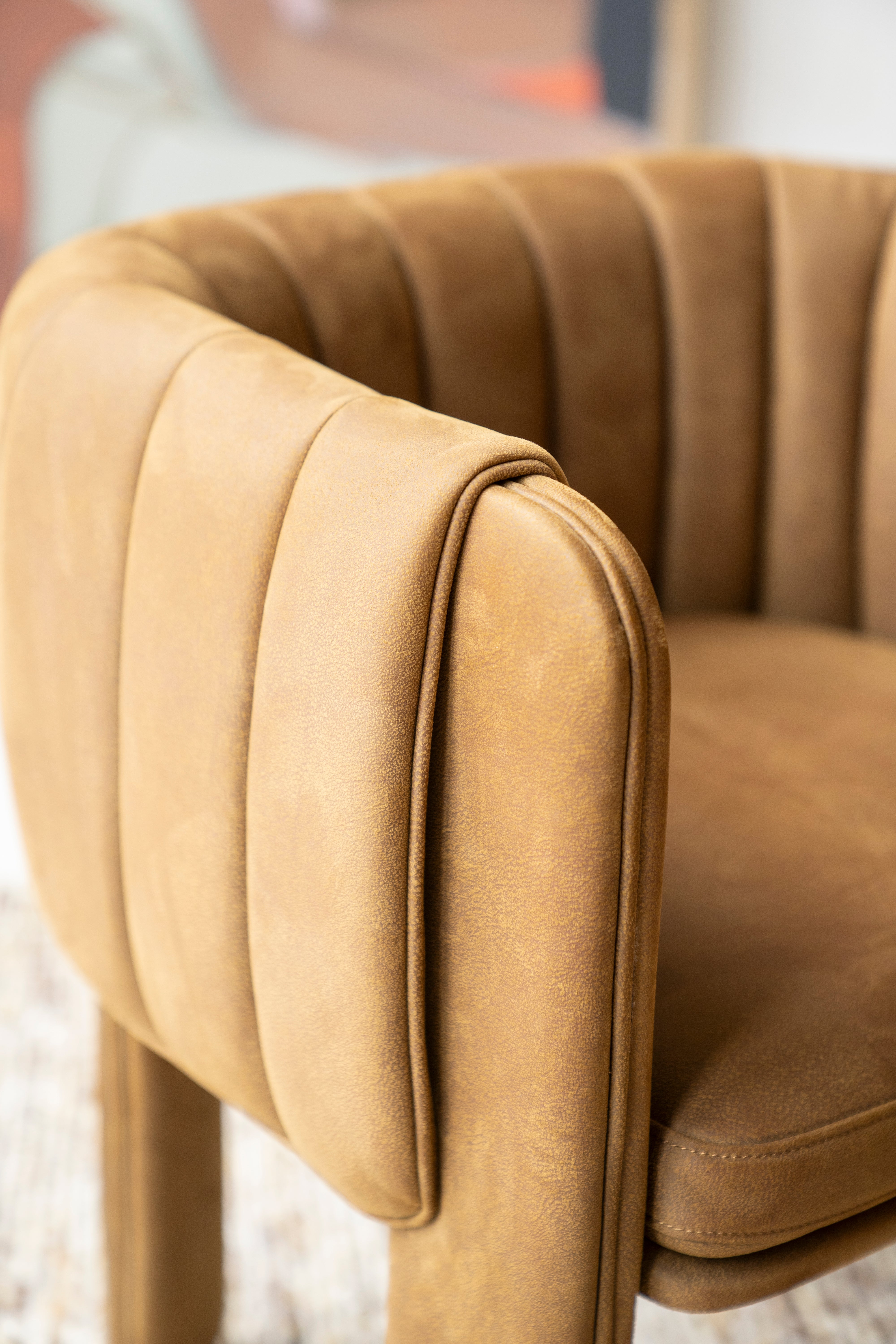 Stolička LISELORE horčicová