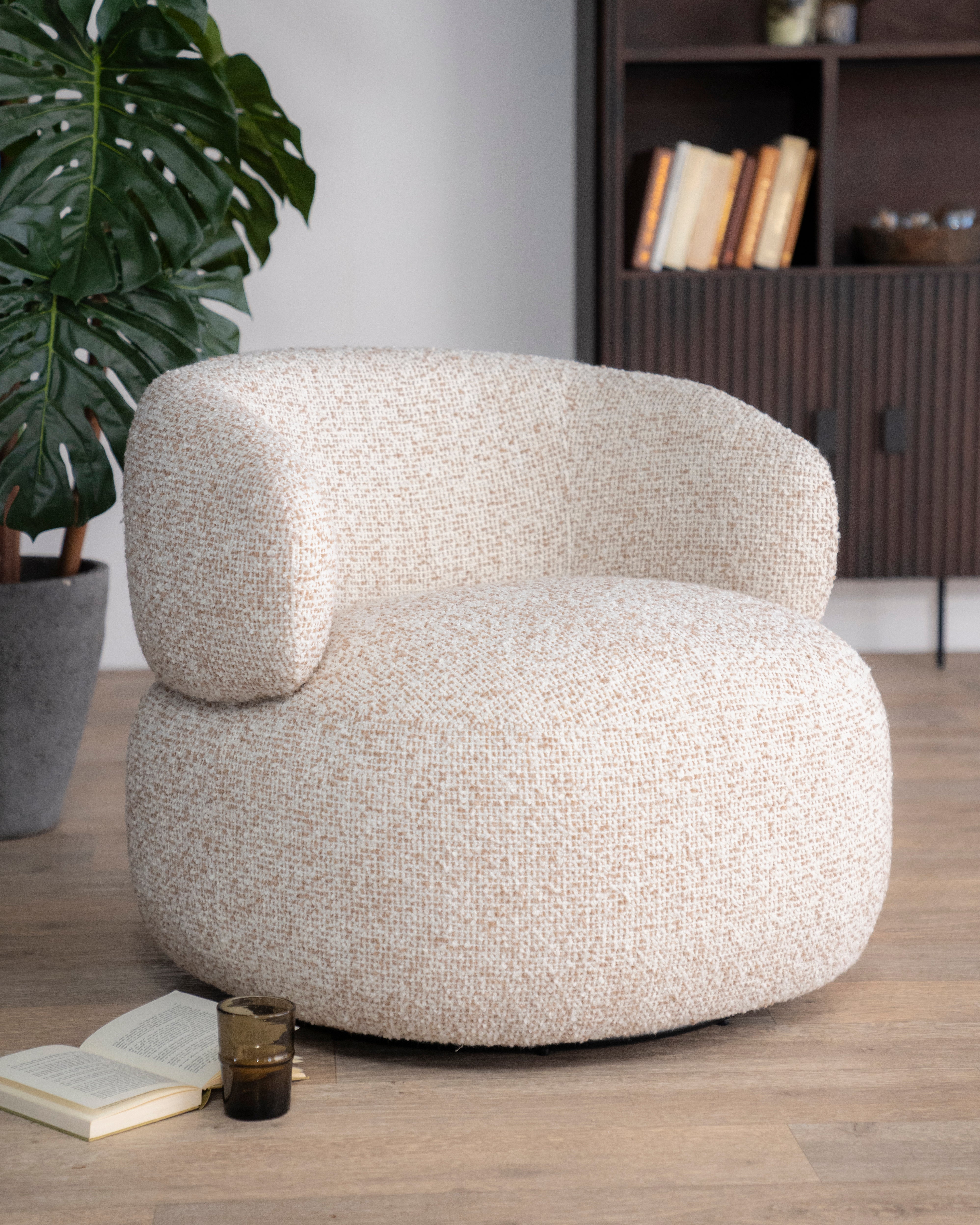 MAEVE Armchair Beige Melange
